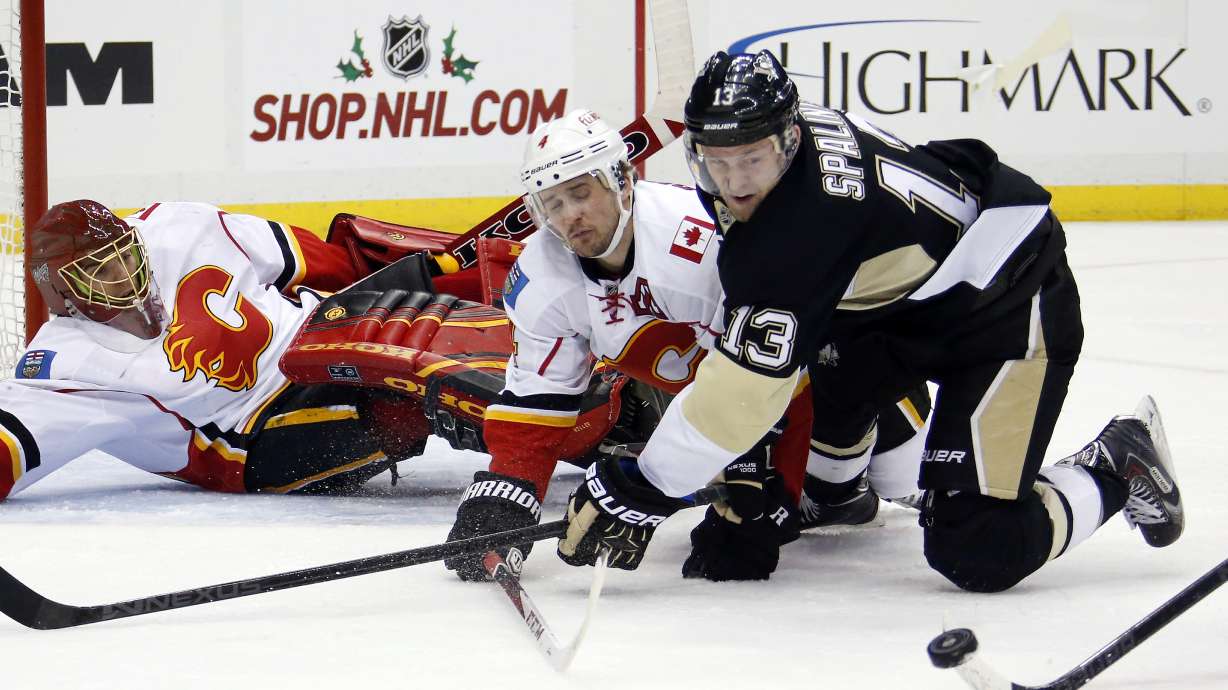 Comeau, Letang lead Penguins past Flames, 3-1