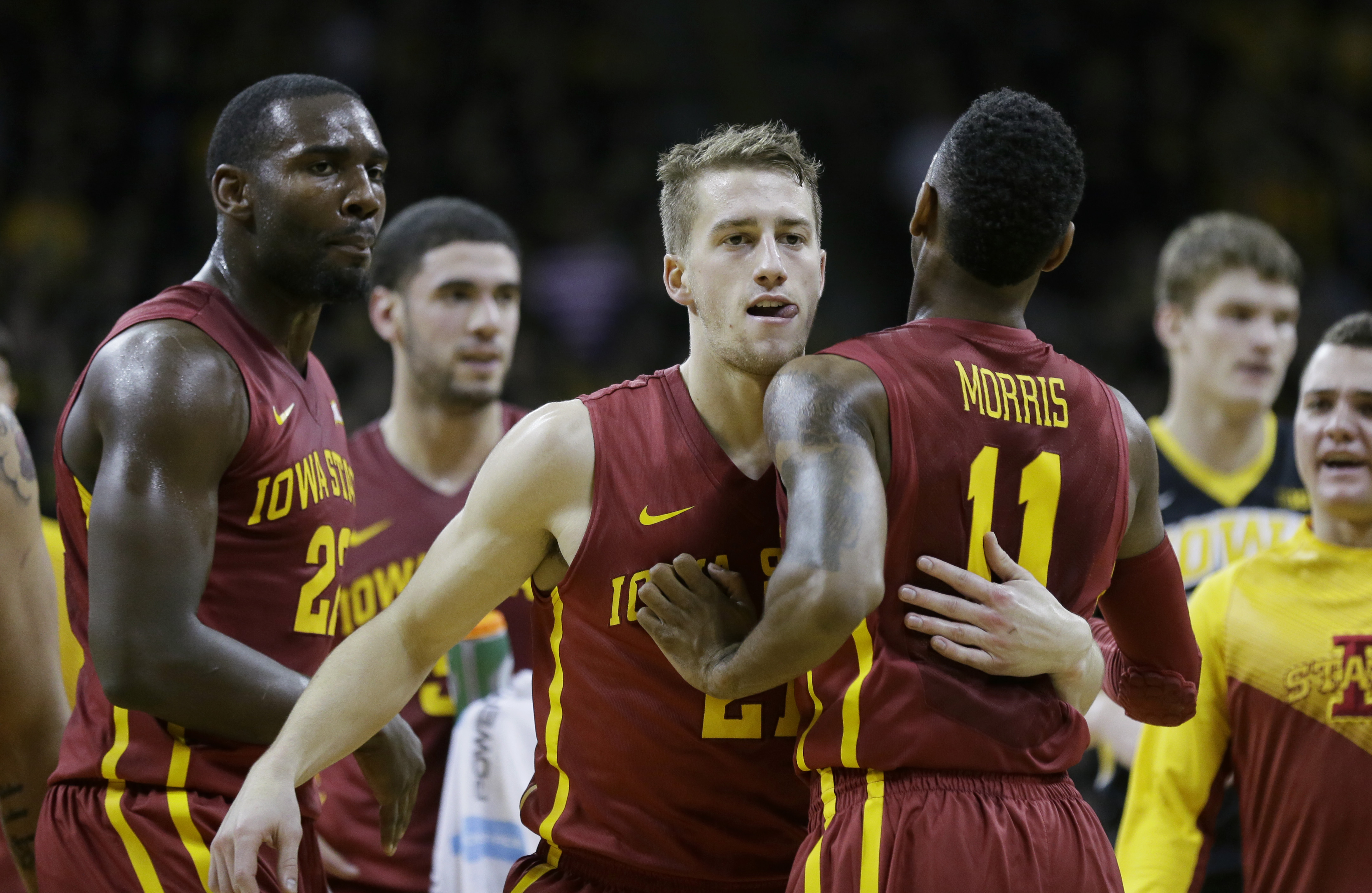 Naz Long helps No. 14 Iowa State beat Iowa 90-75