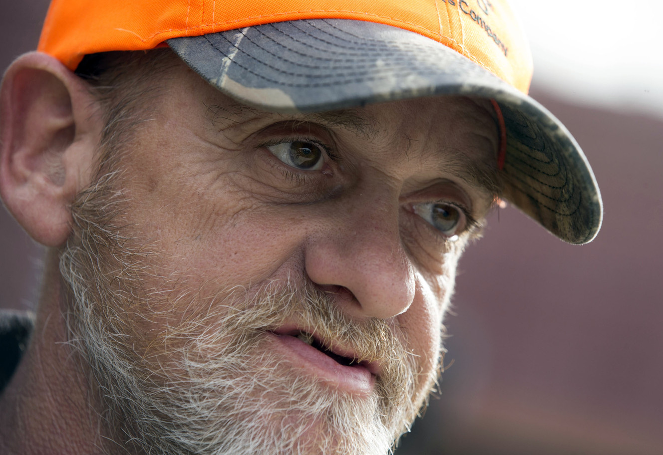 Steven Calloway, who sleeps on a cot in the St. Vincent de Paul dining hall, talks about the possibility of the homeless shelter being relocated in Salt Lake City on Friday, Dec. 12, 2014. (Photo: Laura Seitz, Deseret News)
