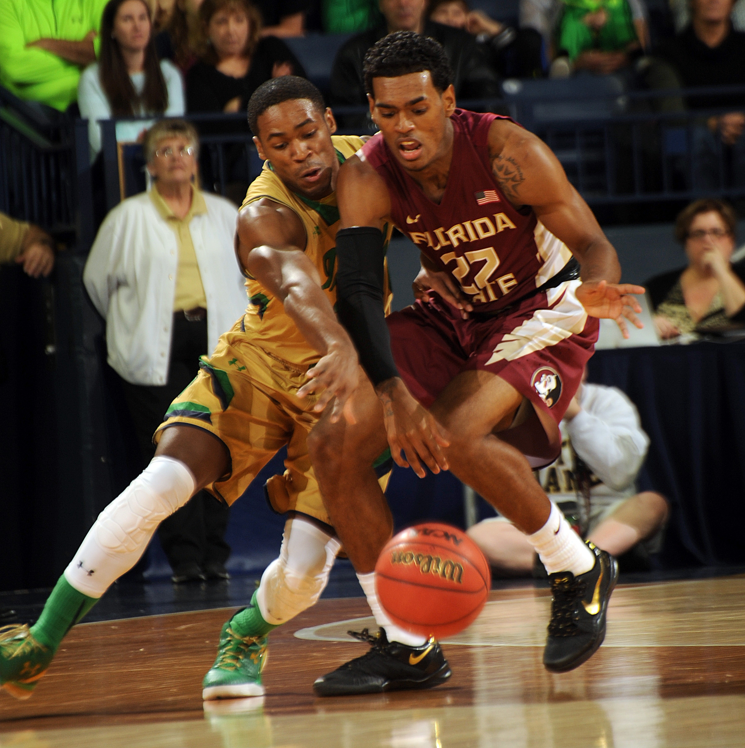 Auguste has 26 points, No. 25 Irish beat Seminoles