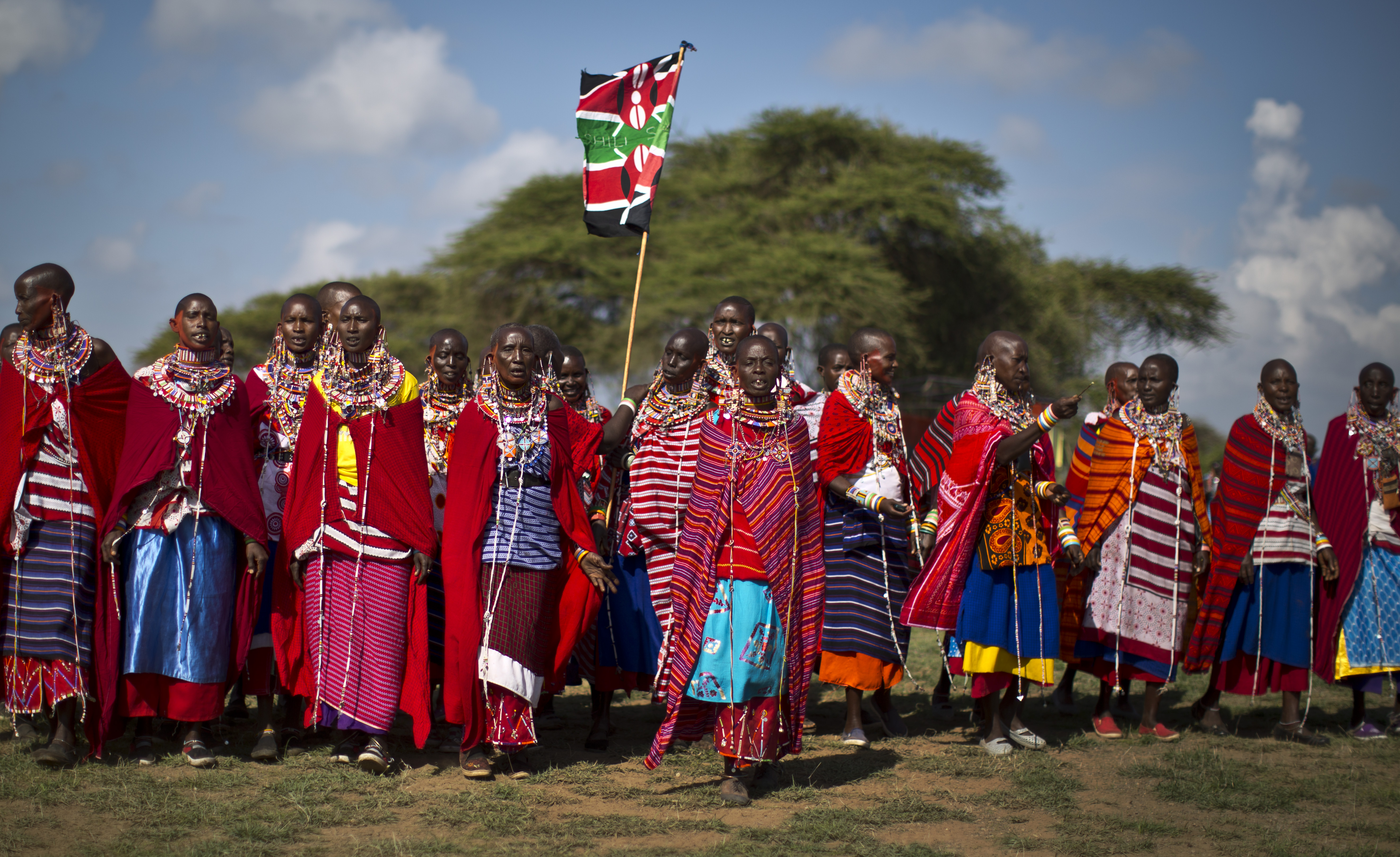 AP PHOTOS: Kenya's Maasai compete in athletics