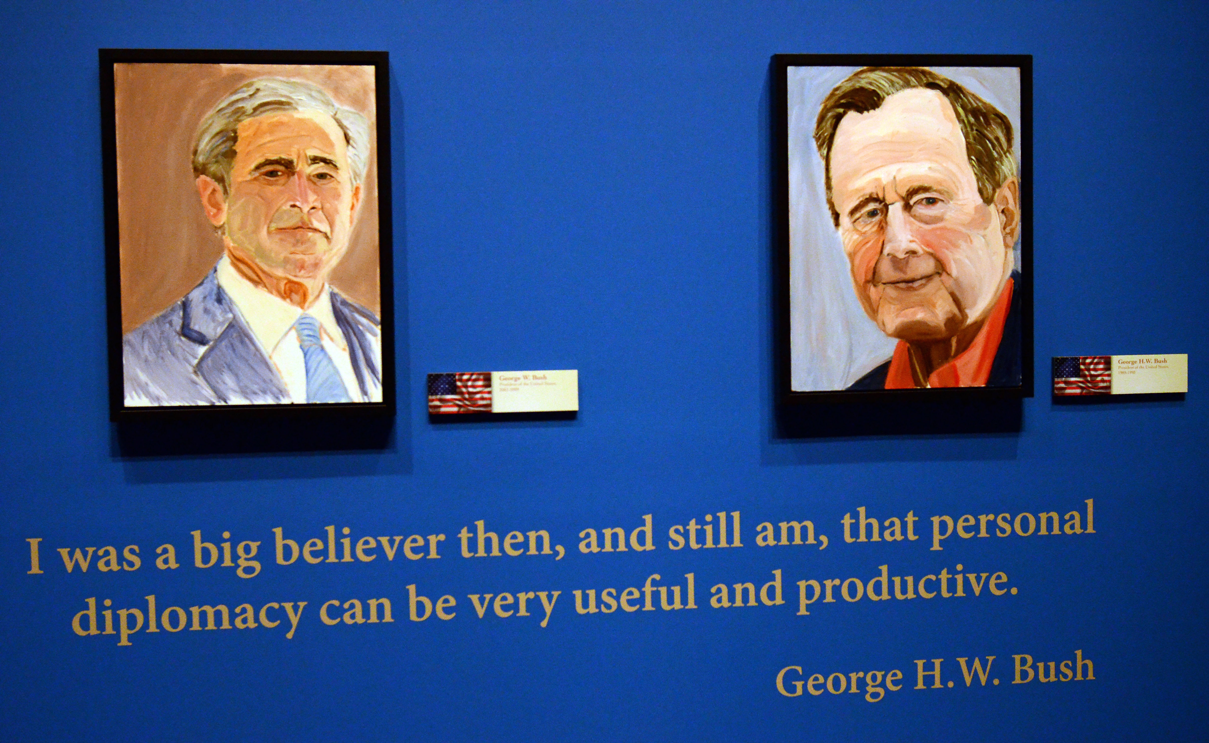 George Bush's advice: Don't paint your mom or wife