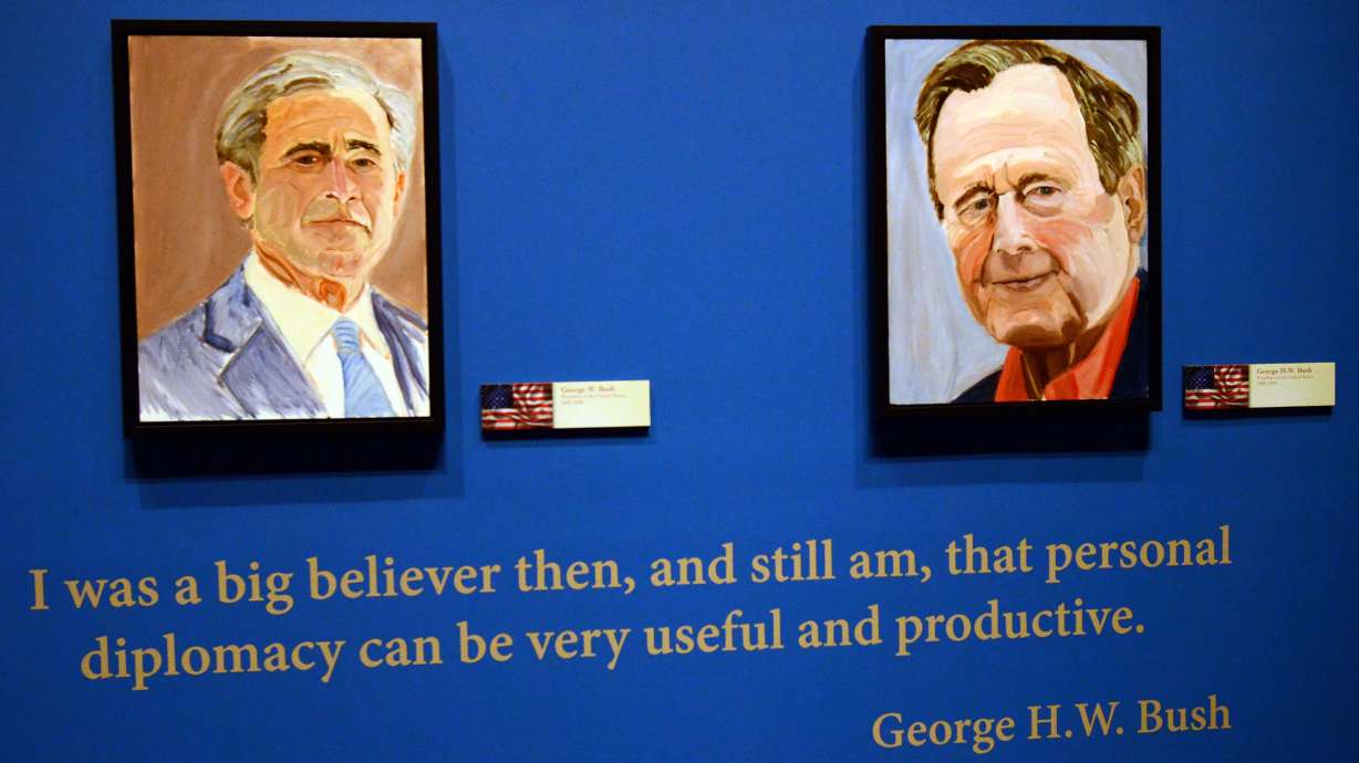 George Bush's advice: Don't paint your mom or wife