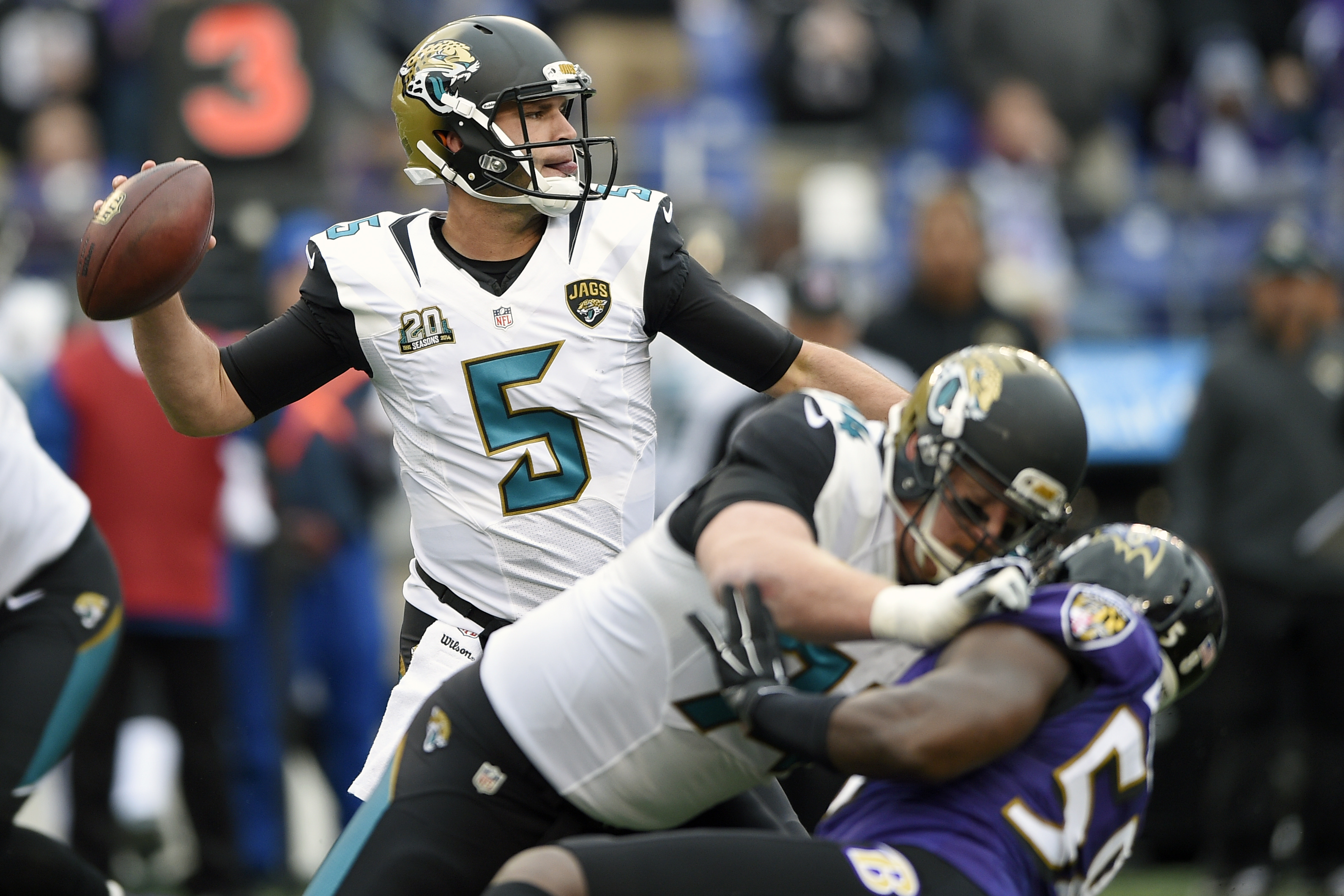 Jaguars quarterback Bortles questionable to play vs Titans