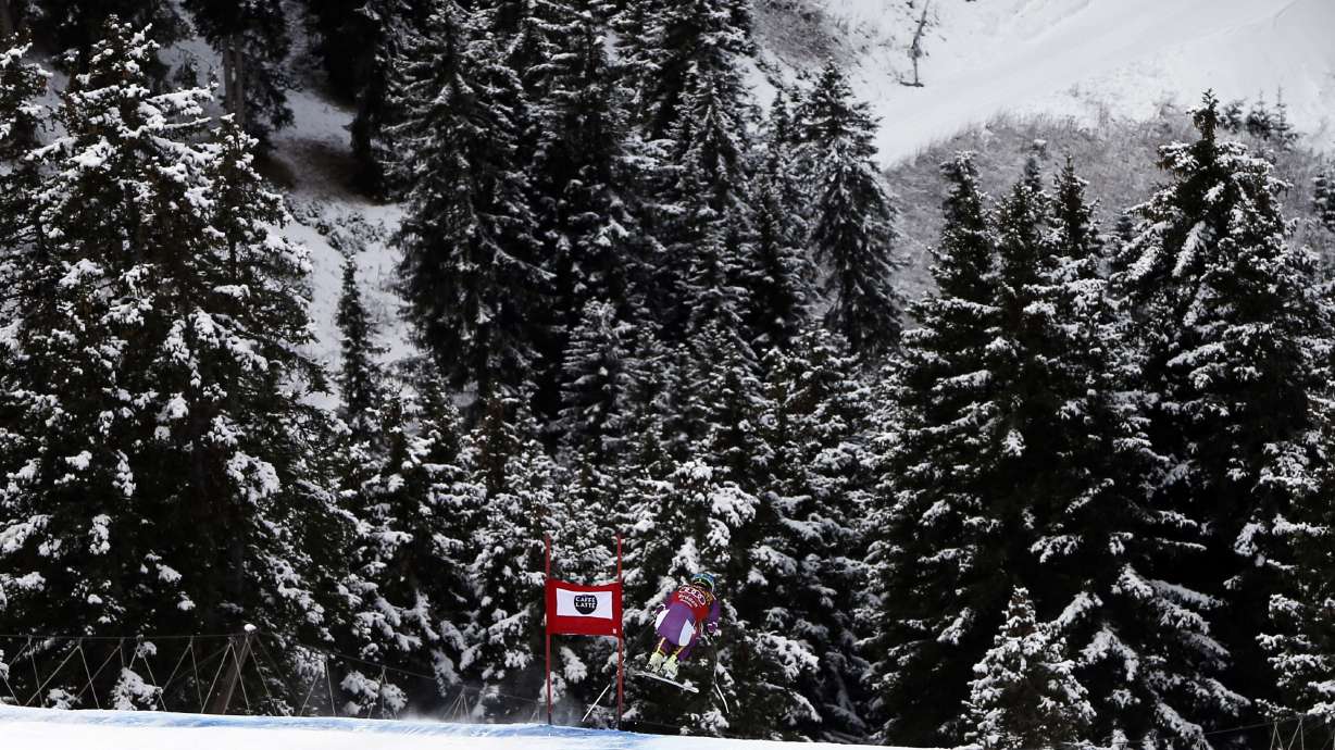 US skier Nyman leads Val Gardena downhill training