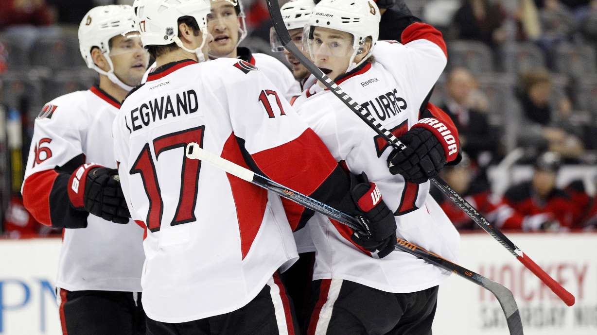 Ottawa's Anderson makes 34 saves, blanks Devils