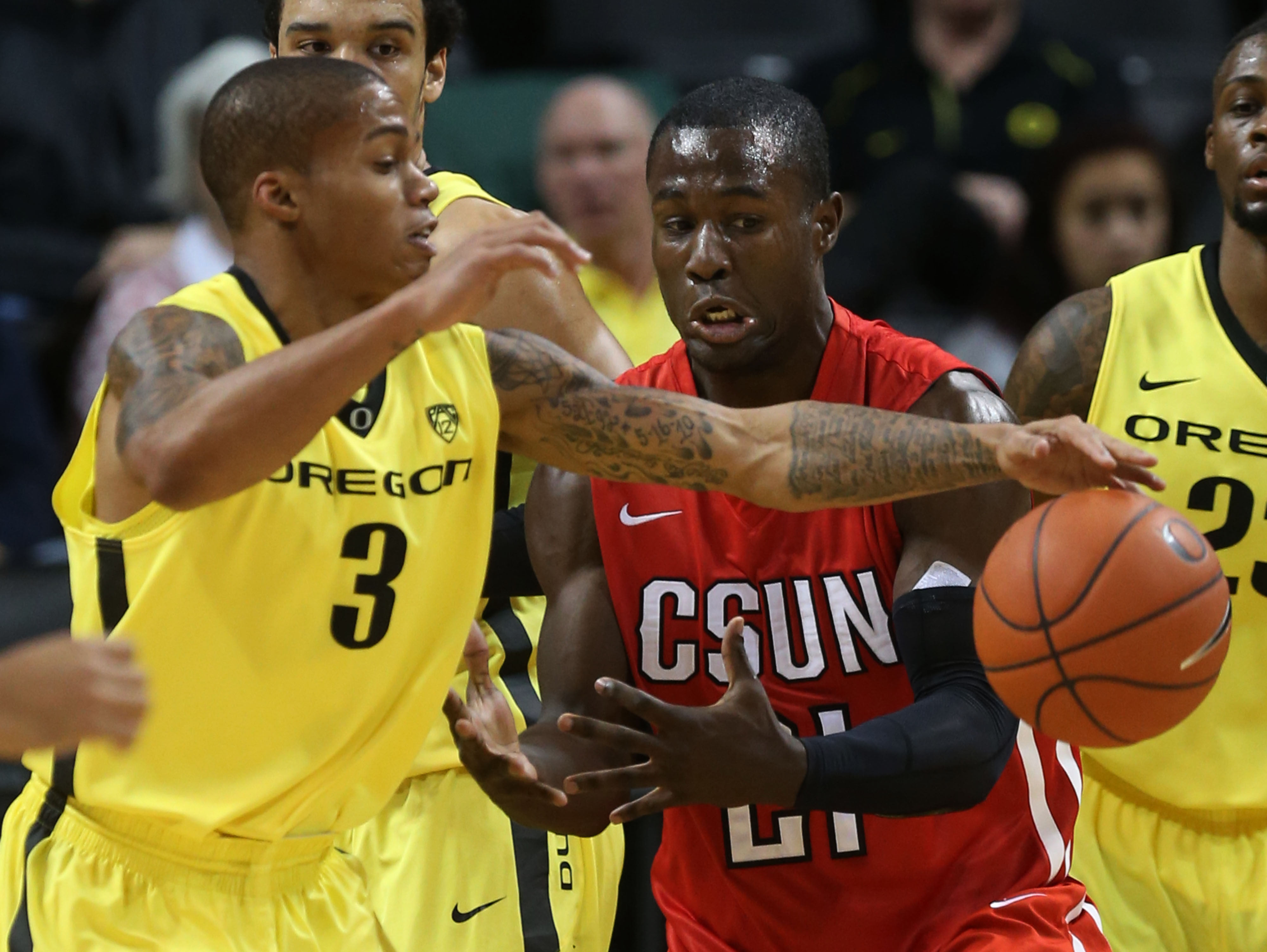 Chandler helps Oregon drop Northridge 79-56