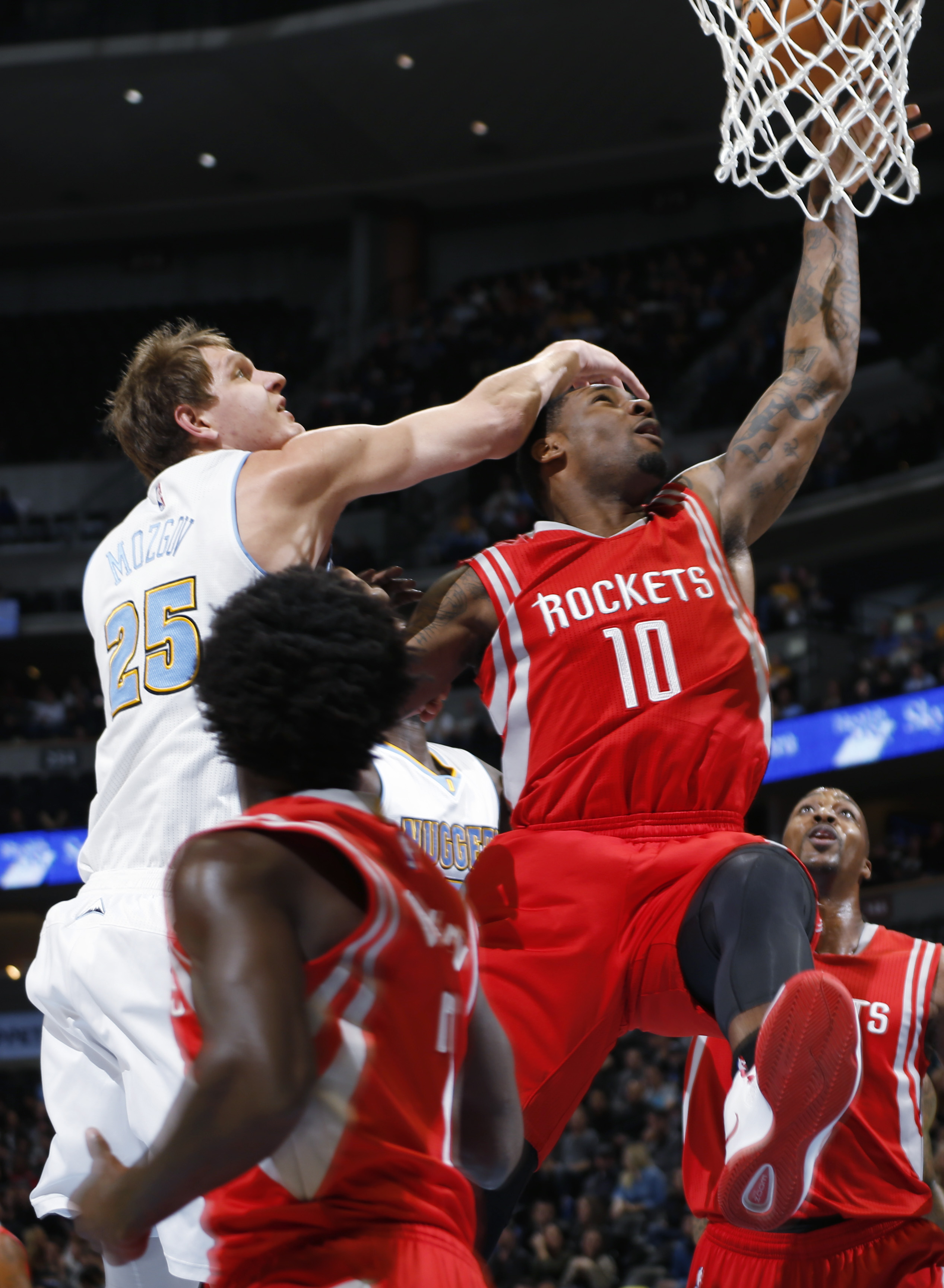 Harden scores 41, Rockets beat Nuggets in OT