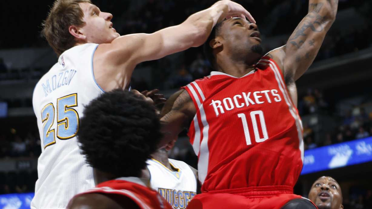 Harden scores 41, Rockets beat Nuggets in OT