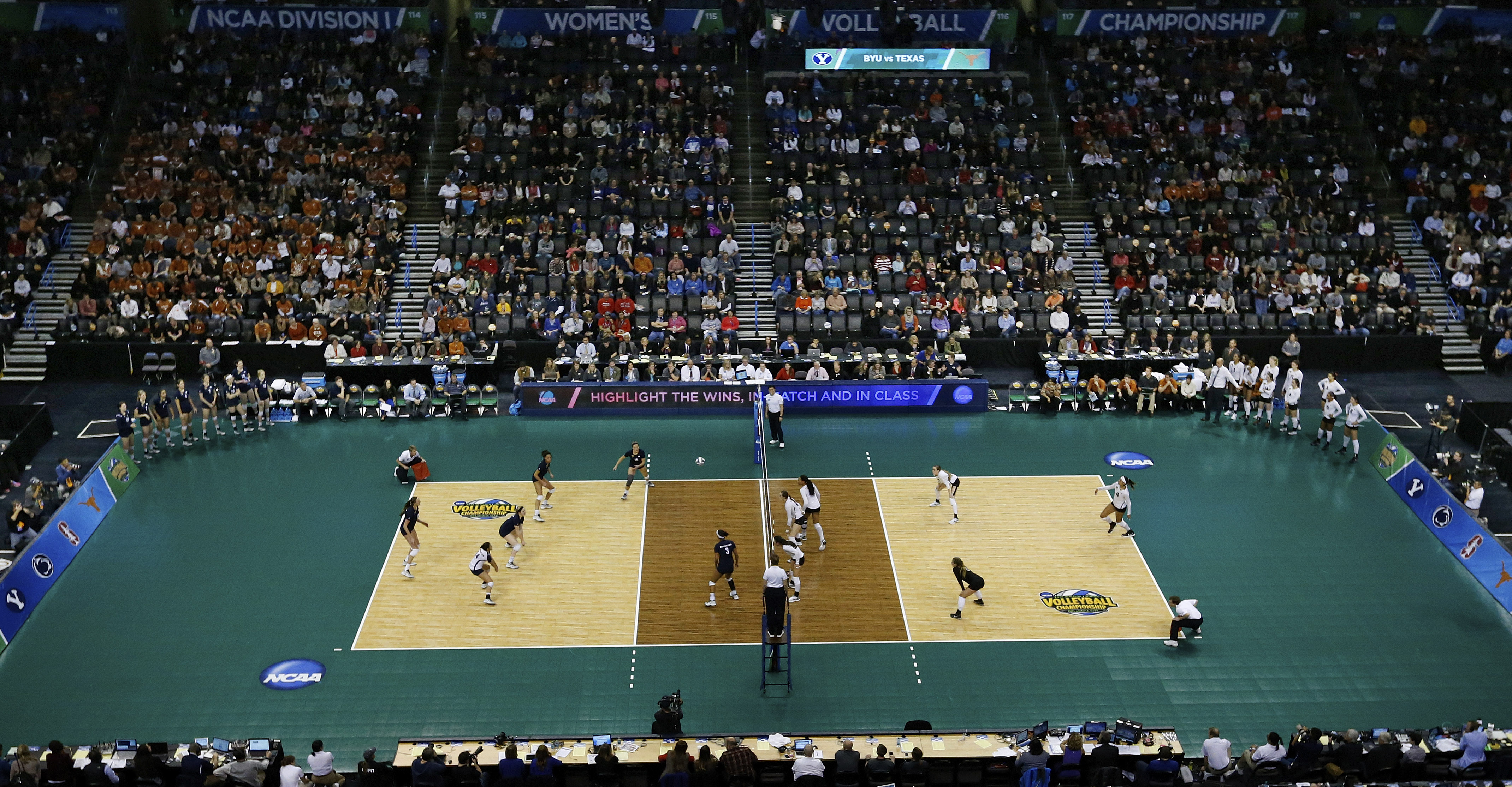 BYU upsets Texas, reaches NCAA volleyball final