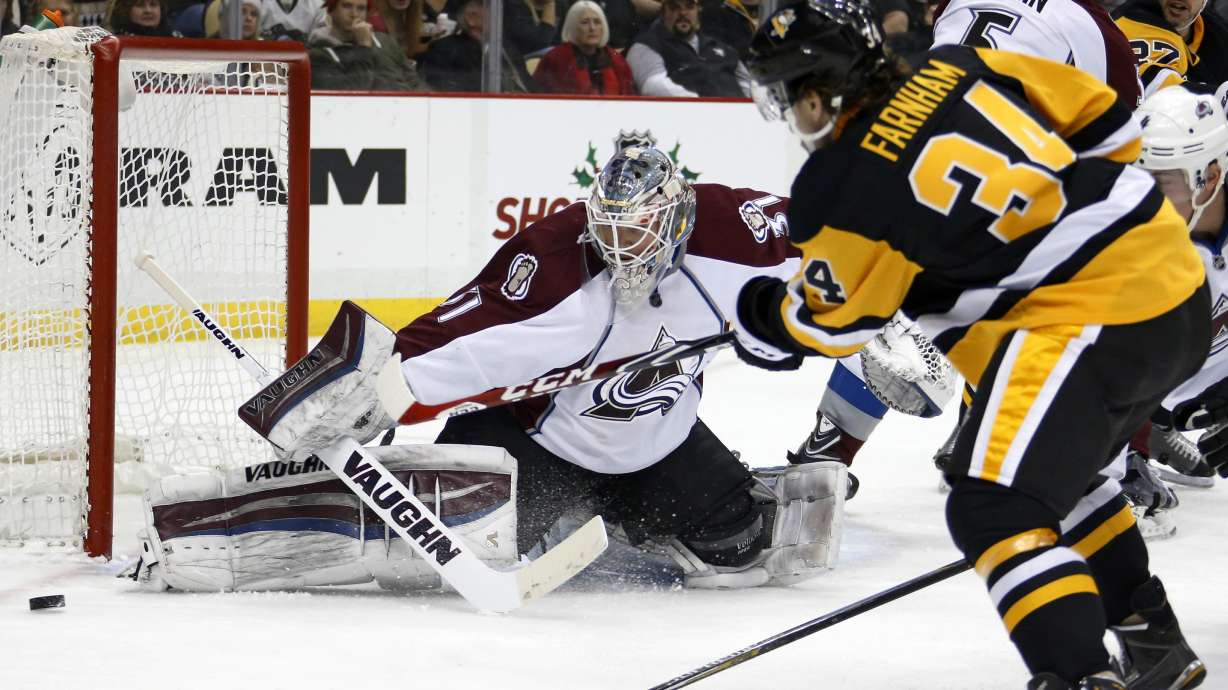Comeau leads Penguins over Avalanche 1-0, OT