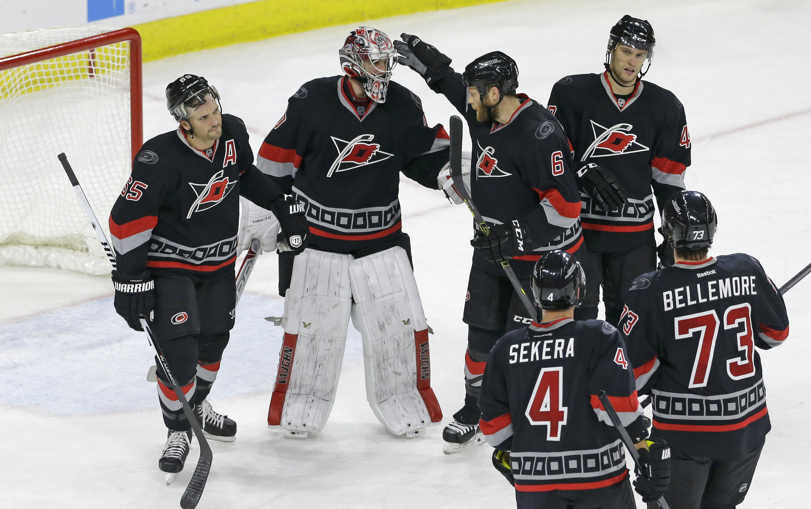 Faulk has goal, assist in Canes' win over Leafs