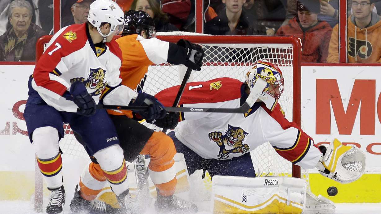 Bolland gets winner in SO as Panthers beat Flyers