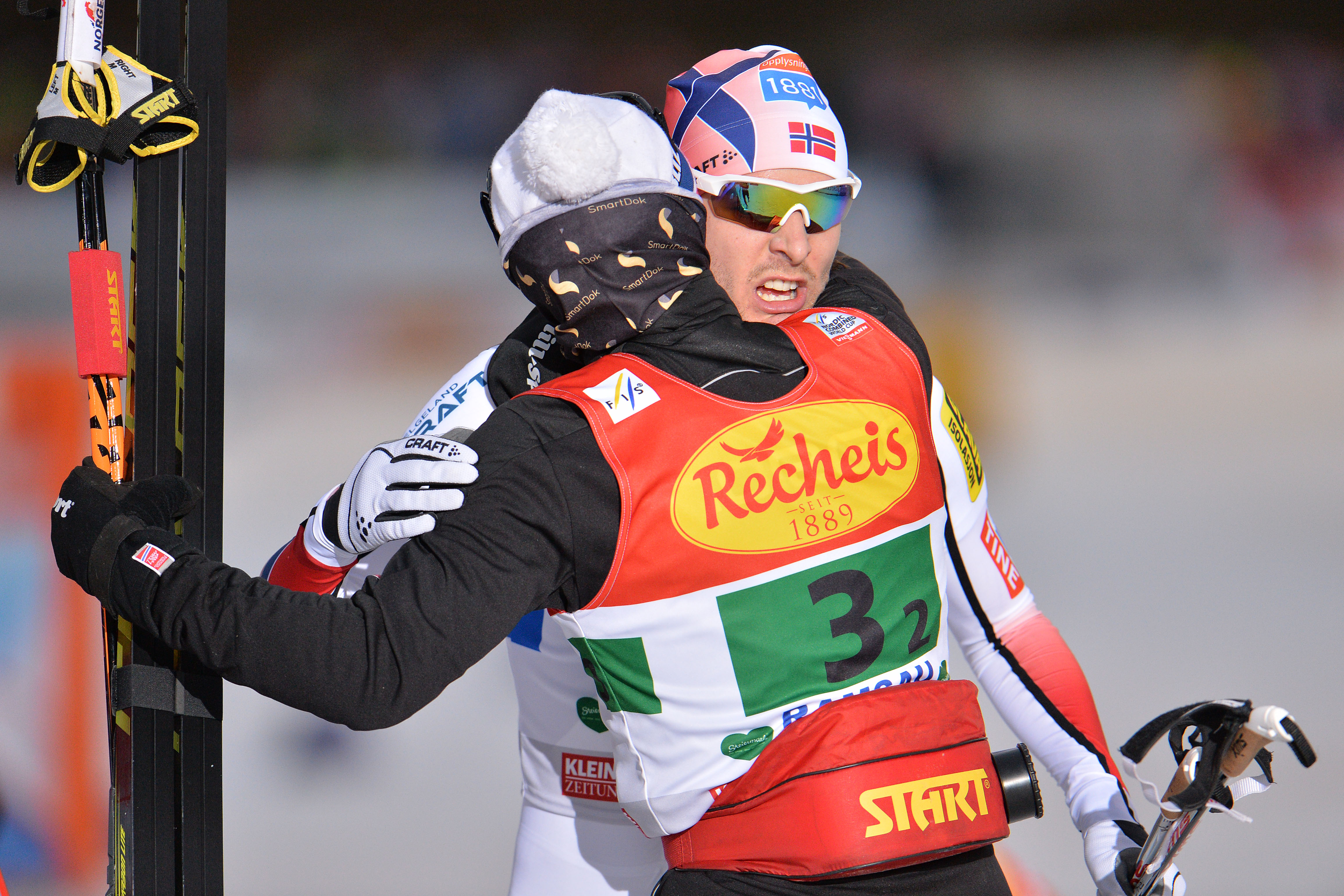 Norway edges Germany in Nordic combined team event