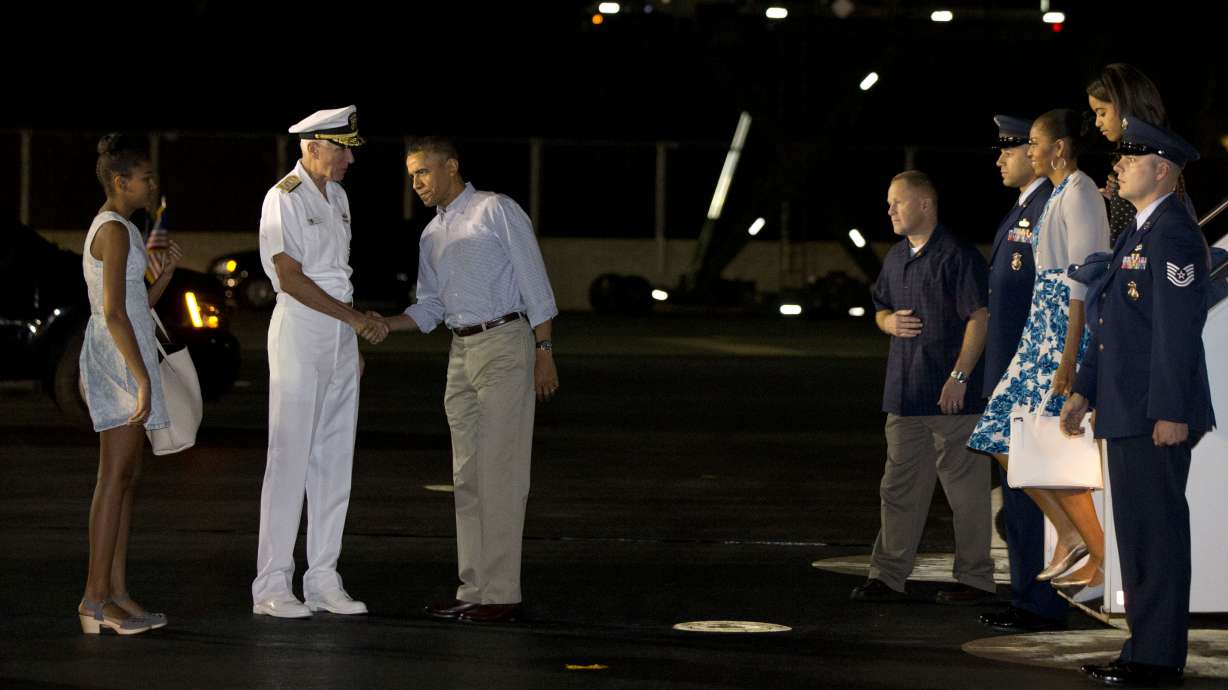 President Obama's Hawaii vacation: Day 1