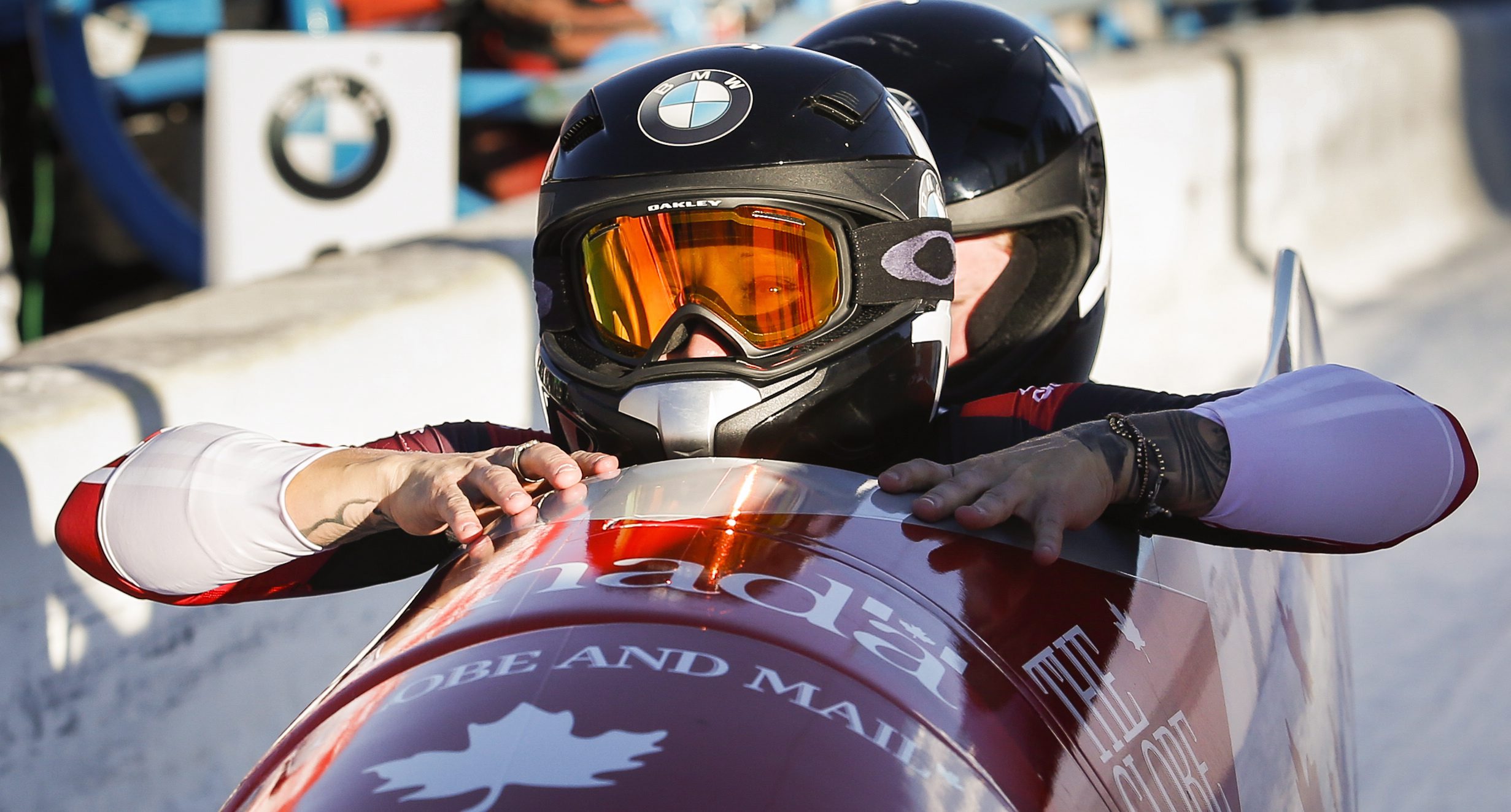 Meyers Taylor, Humphries race against men