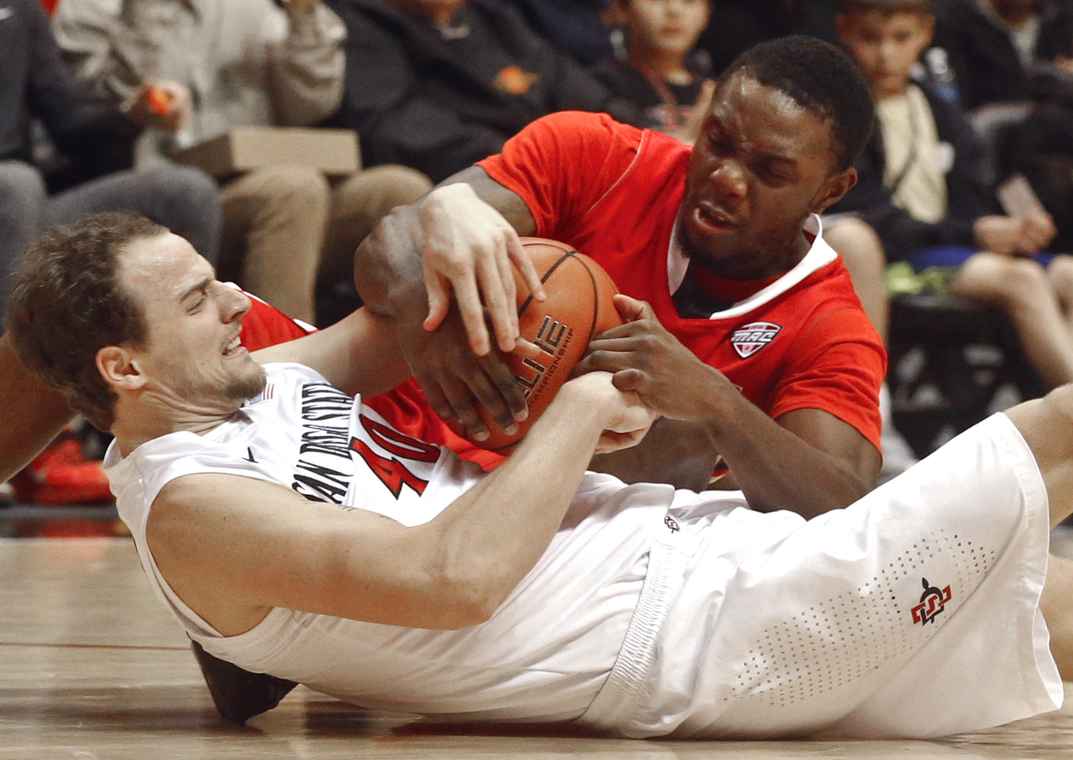 Shepard leads No. 19 SDSU over Ball St, 70-57
