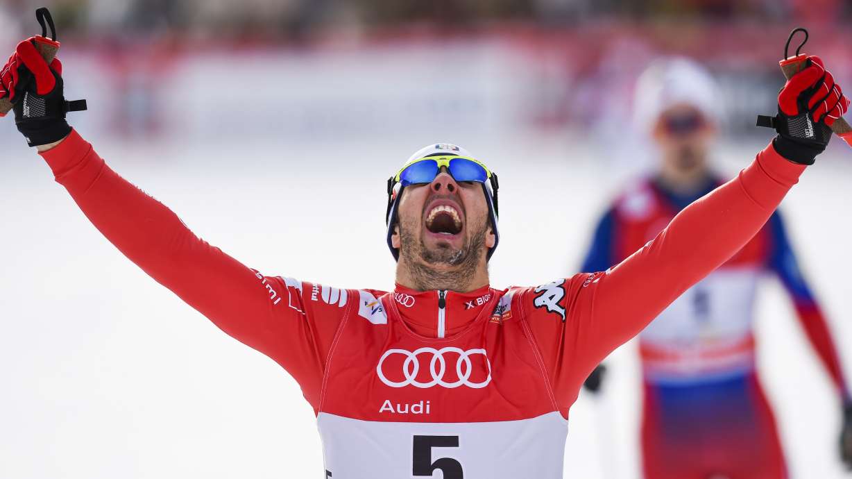 Bjoergen, Pellegrino win cross-country sprints