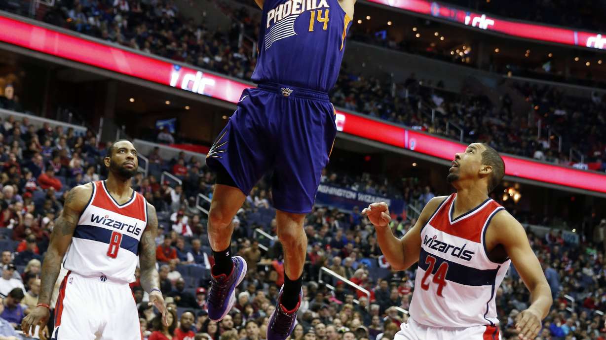 Suns end Wizards' 6-game winning streak
