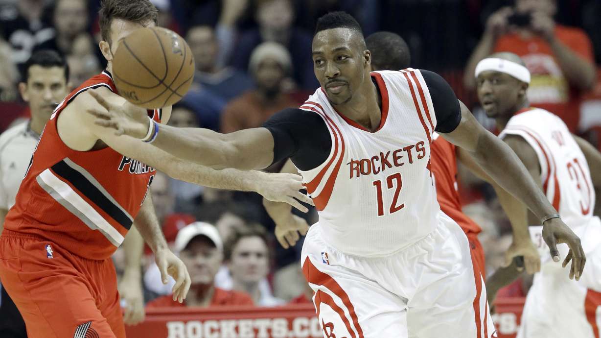 Harden's 44 lead Rockets over Blazers, 110-95