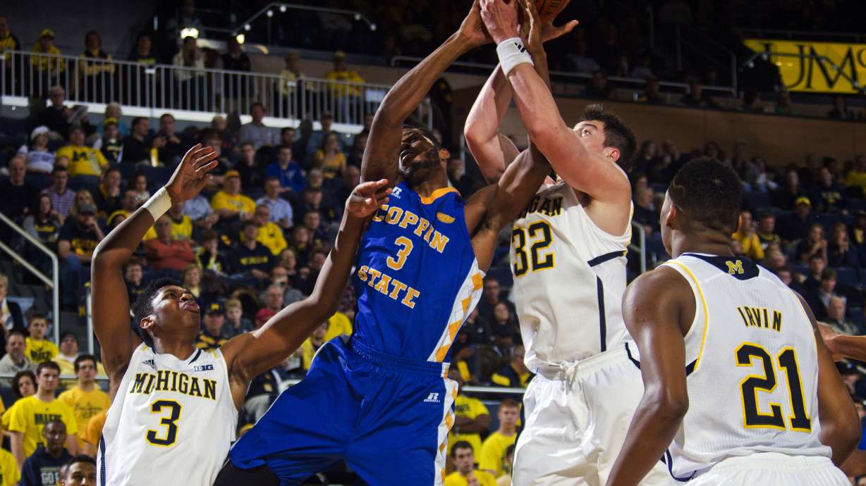 Michigan ends skid with 72-56 win over Coppin State
