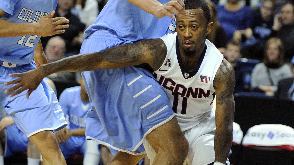 Purvis leads UConn over Columbia 80-65