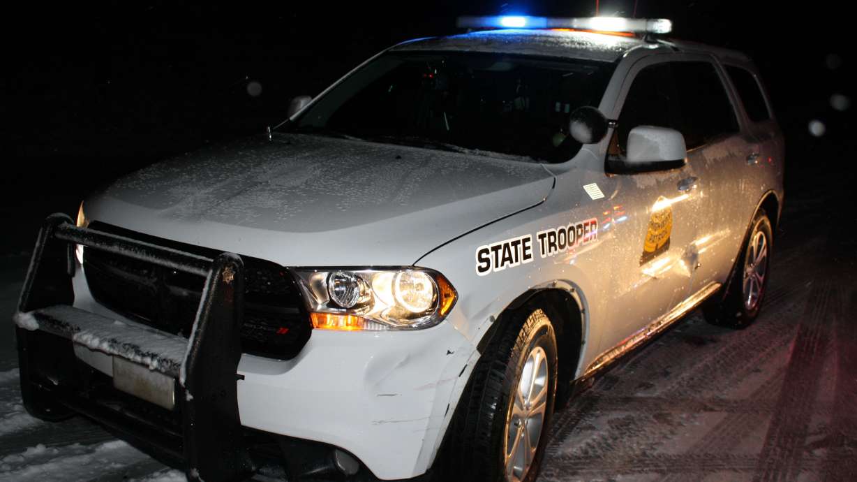 Wrong-way driver hits trooper's car, UHP says
