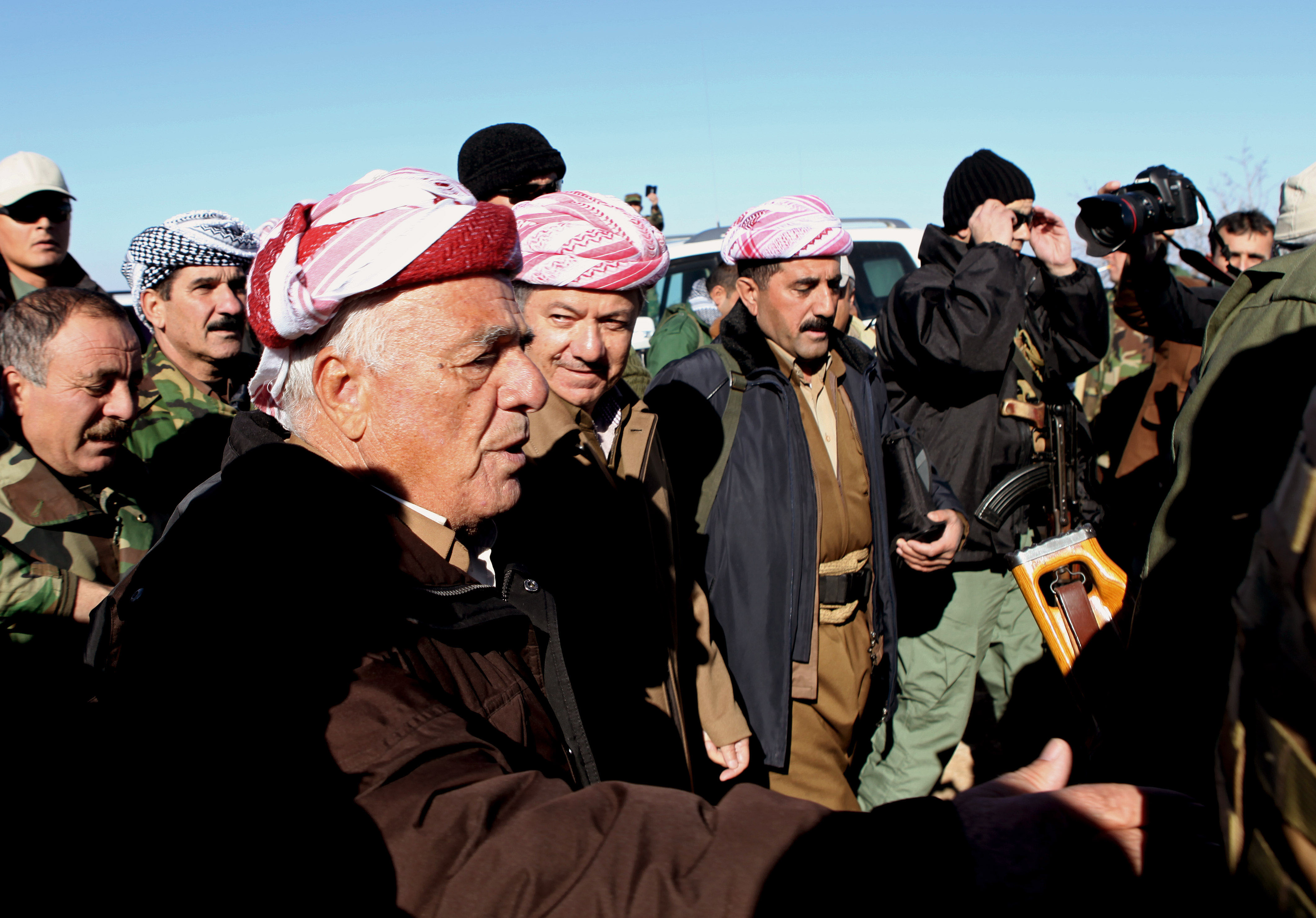 From Iraqi mountaintop, a fierce battle to free IS-held town