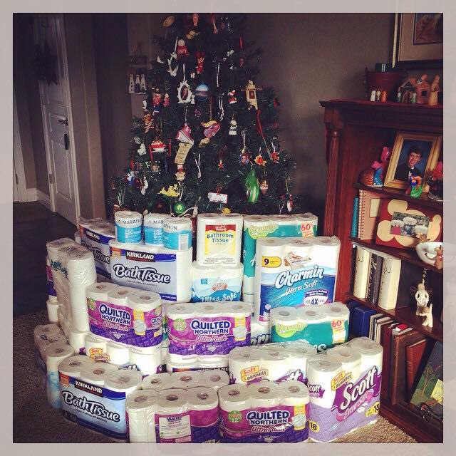 Of all the gifts people want Santa to bring down the chimney this Christmas, Matthew Deane is hoping for more toilet paper. On Tuesday, the Summit County resident shared with KSL News how he's turning an annoying prank into something positive. (Photo: Courtesy Matthew Deane)