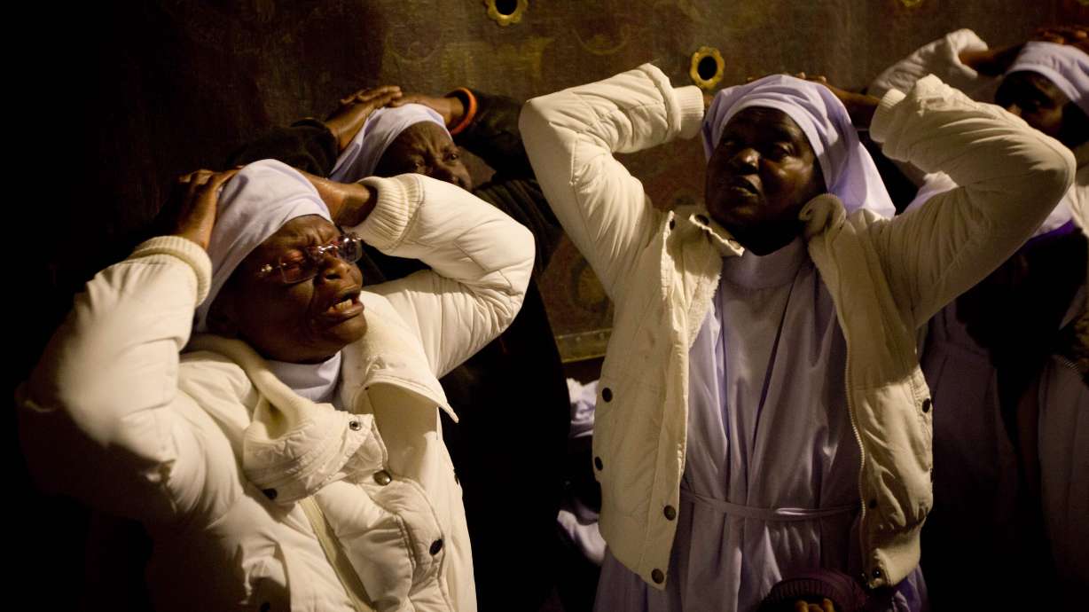 Faithful flock to Bethlehem for Christmas