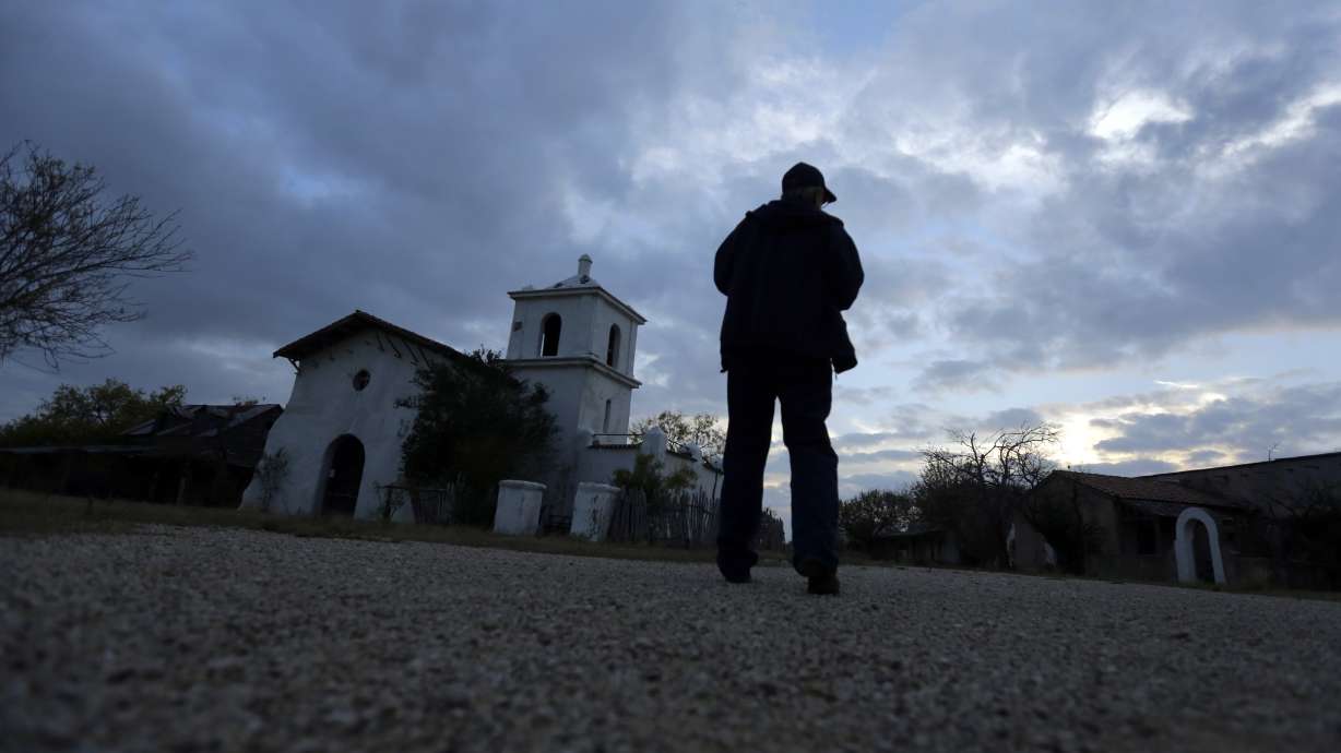 Texas movie set used by John Wayne fading away