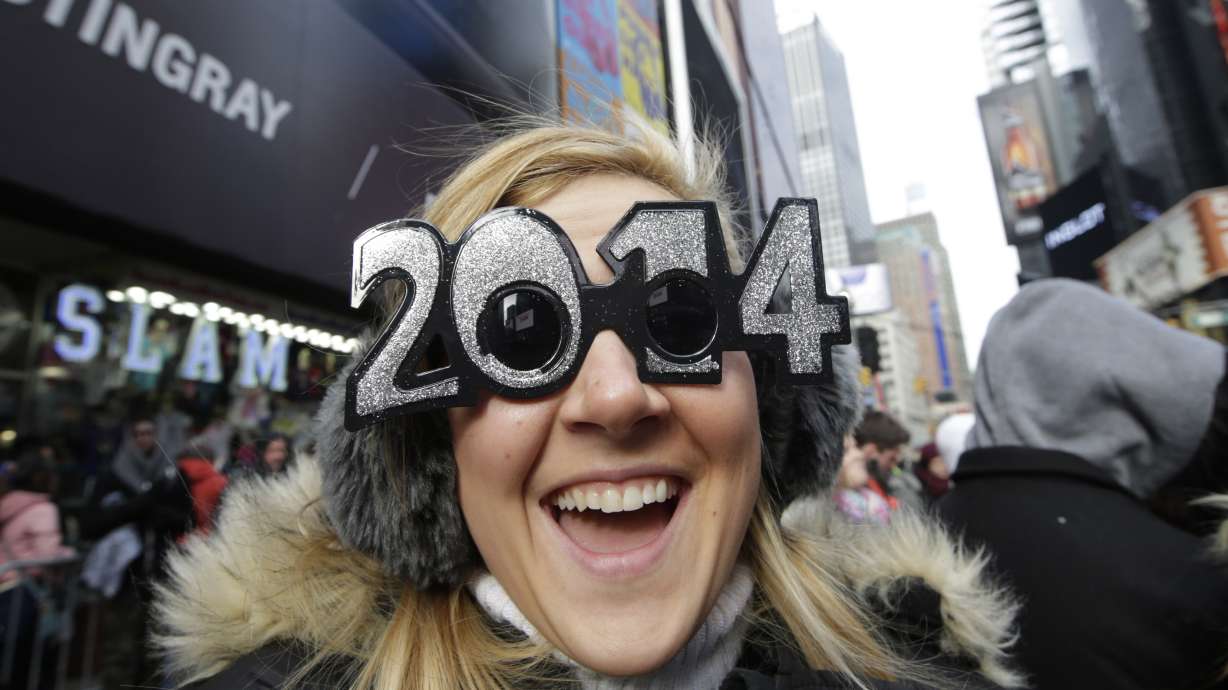 AP-Times Square poll: Most feeling good about 2015