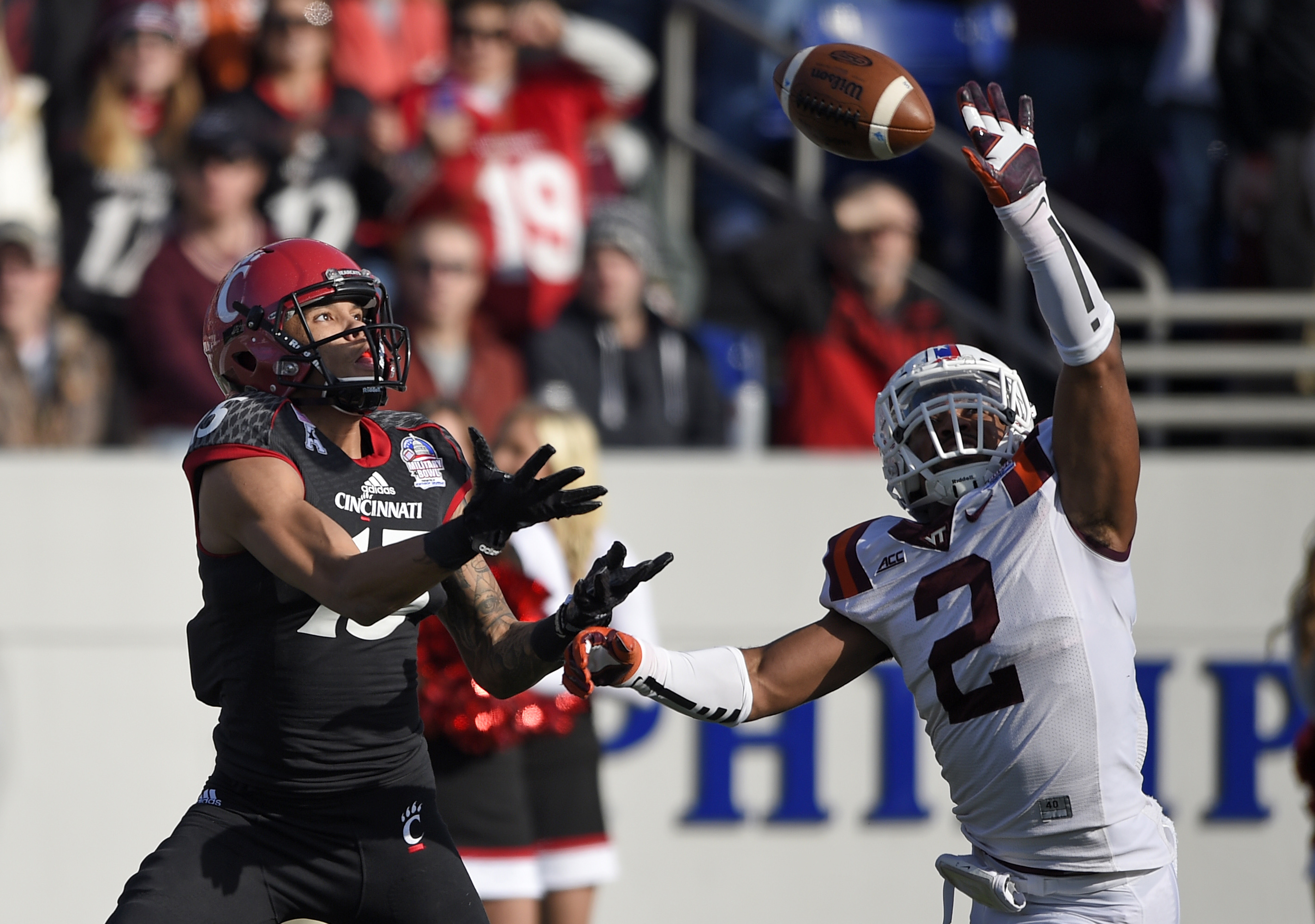Cincinnati falls to Virginia Tech 33-17 in Military Bowl