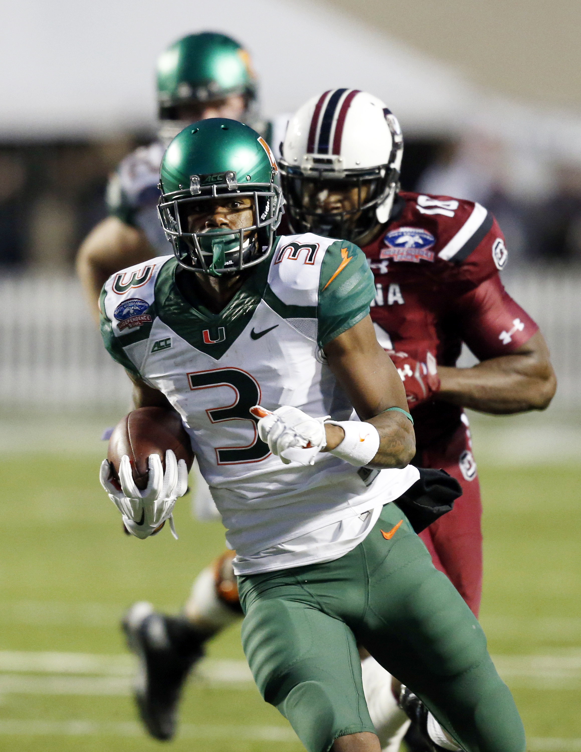 Miami falls to S Carolina in Independence Bowl