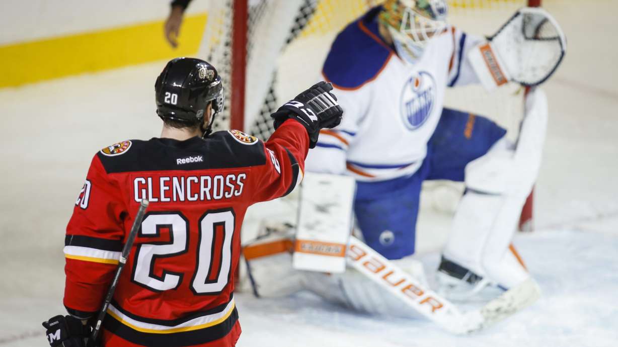 Gaudreau scores two more as Flames beat Oilers 4-1