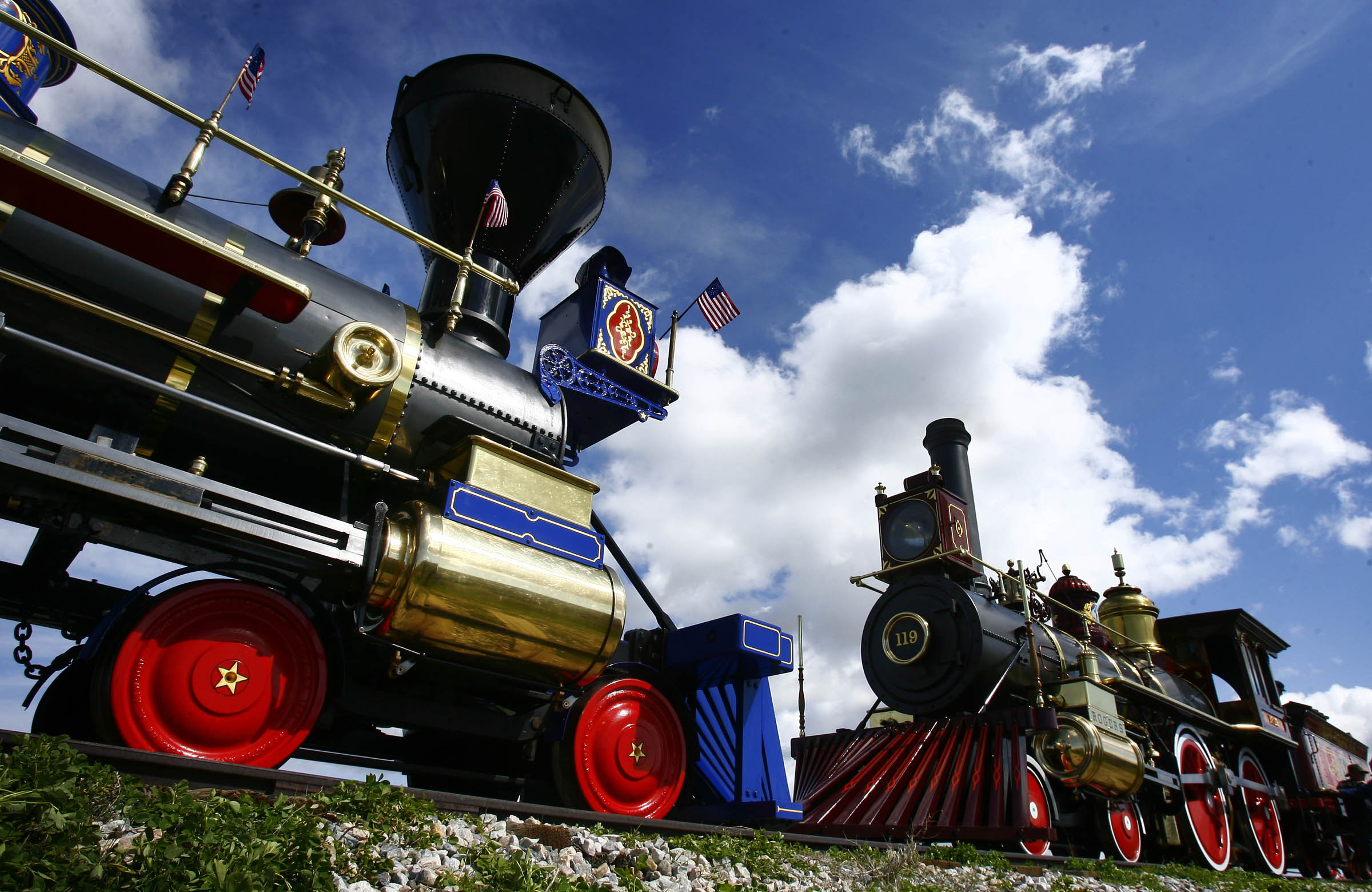 The Golden Spike National Historic Site celebrates the 141st anniversary of the day the country was united by rail. Monday, May 10, 2010. Photo by Scott G Winterton Deseret News. (Scott G. Winterton, Deseret News)