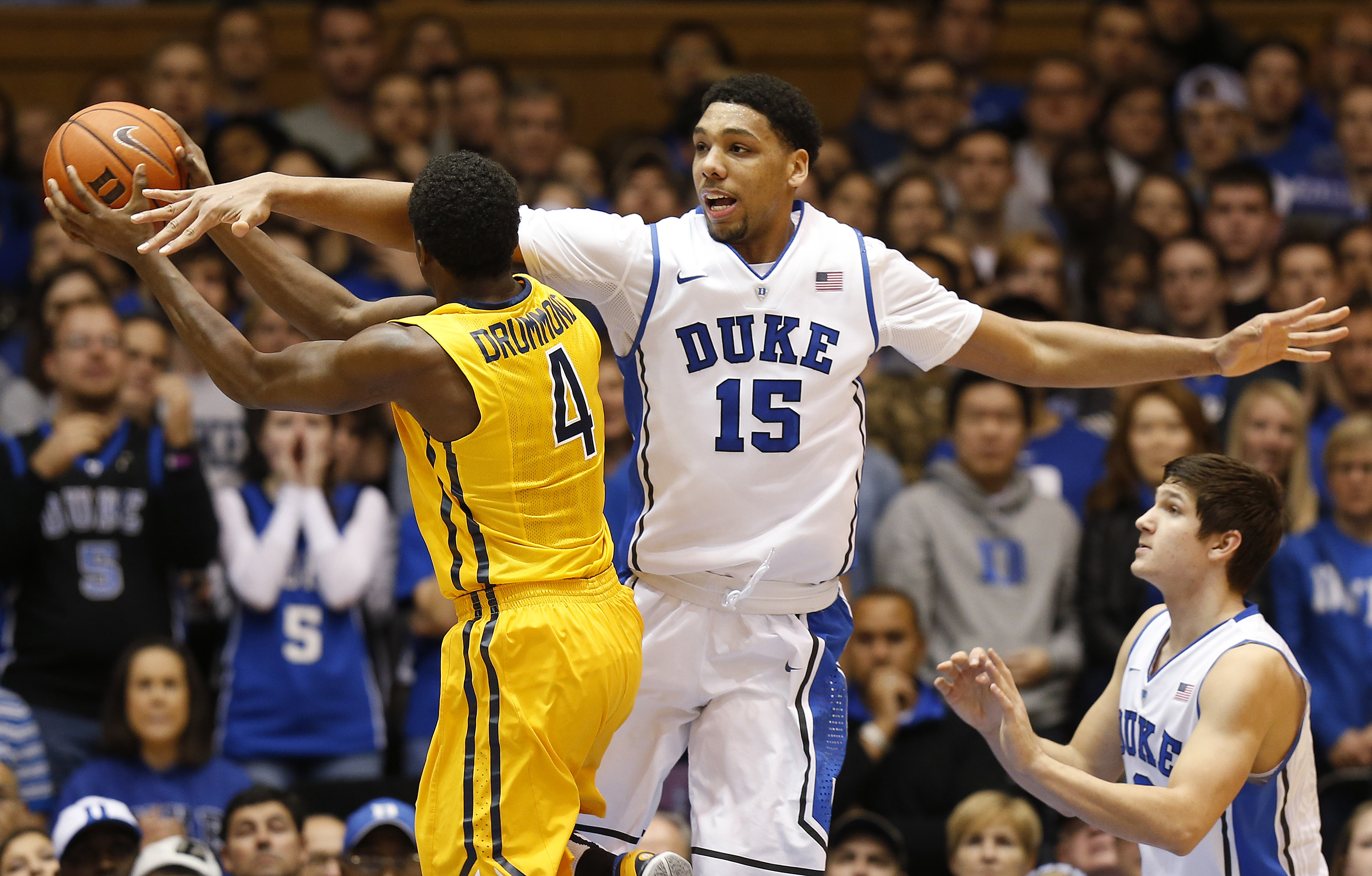 Okafor scores 27, No. 2 Duke beats pesky Toledo
