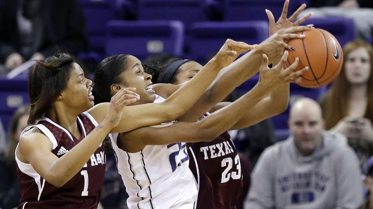 No. 5 Texas A&M women routed by Washington 70-49
