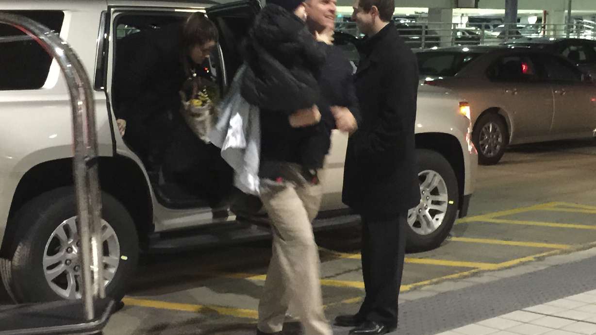 Harbaugh to student reporter: 'Heck of a job'