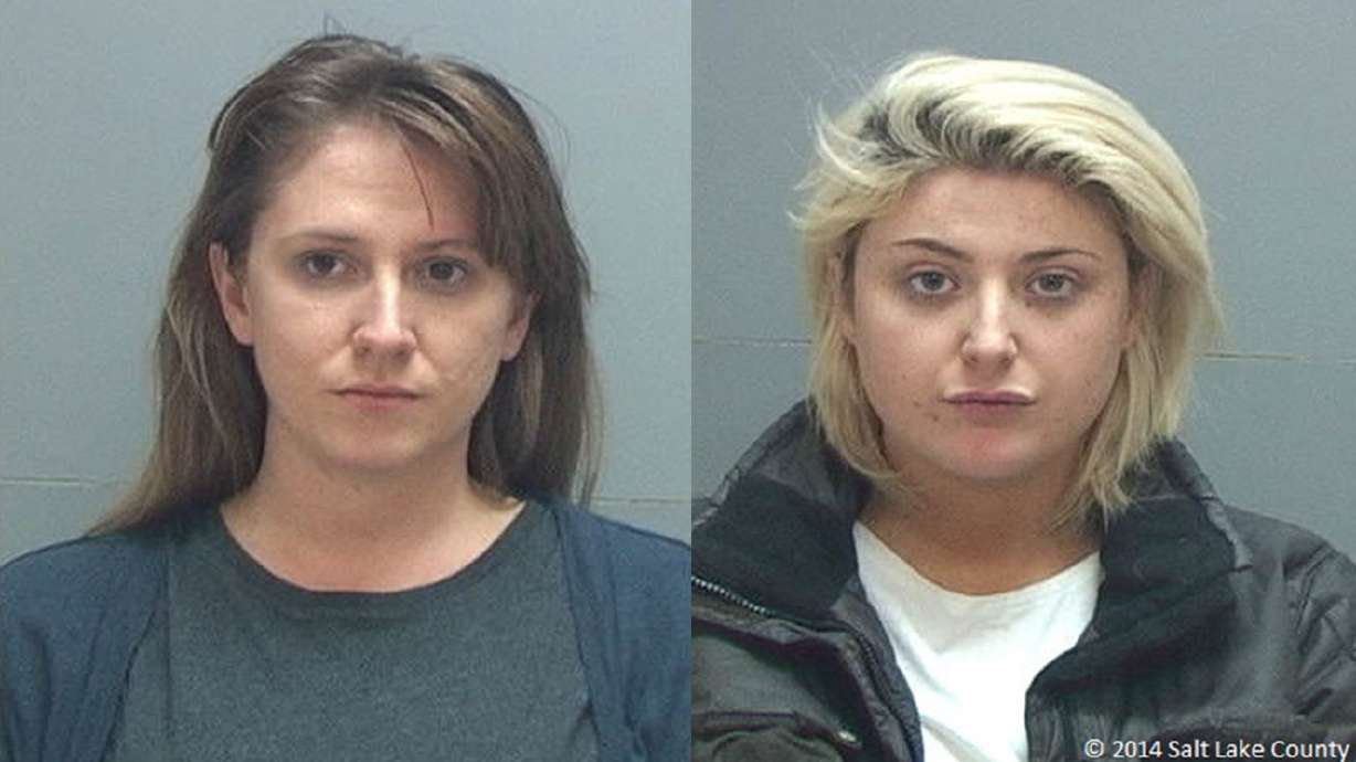 Police: 2 women arrested after stealing food, pushing security guard