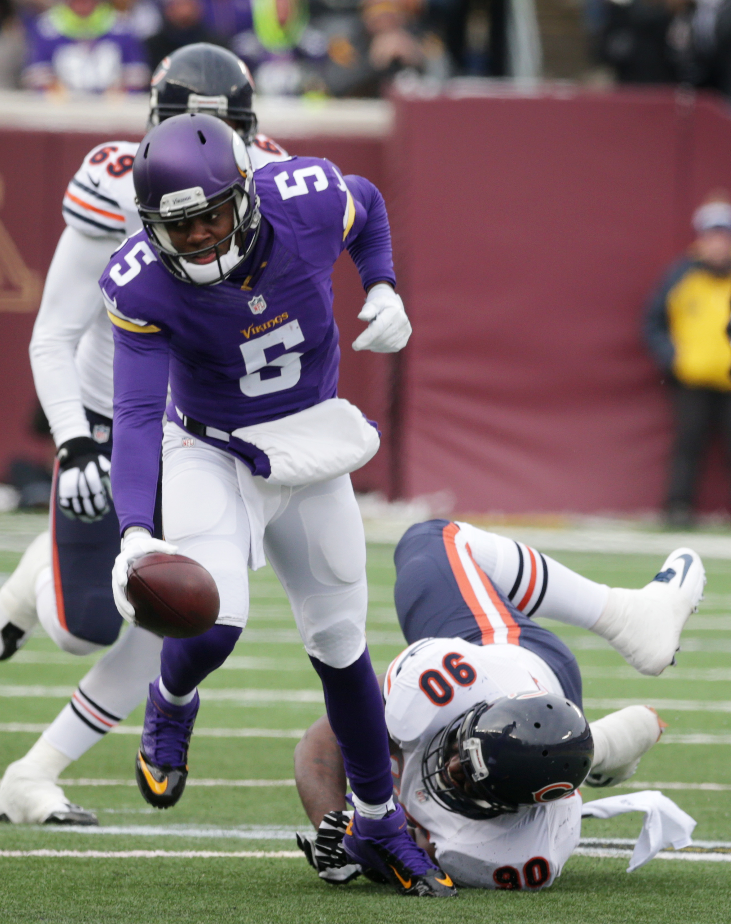 Zimmer, Bridgewater build foundation with Vikings