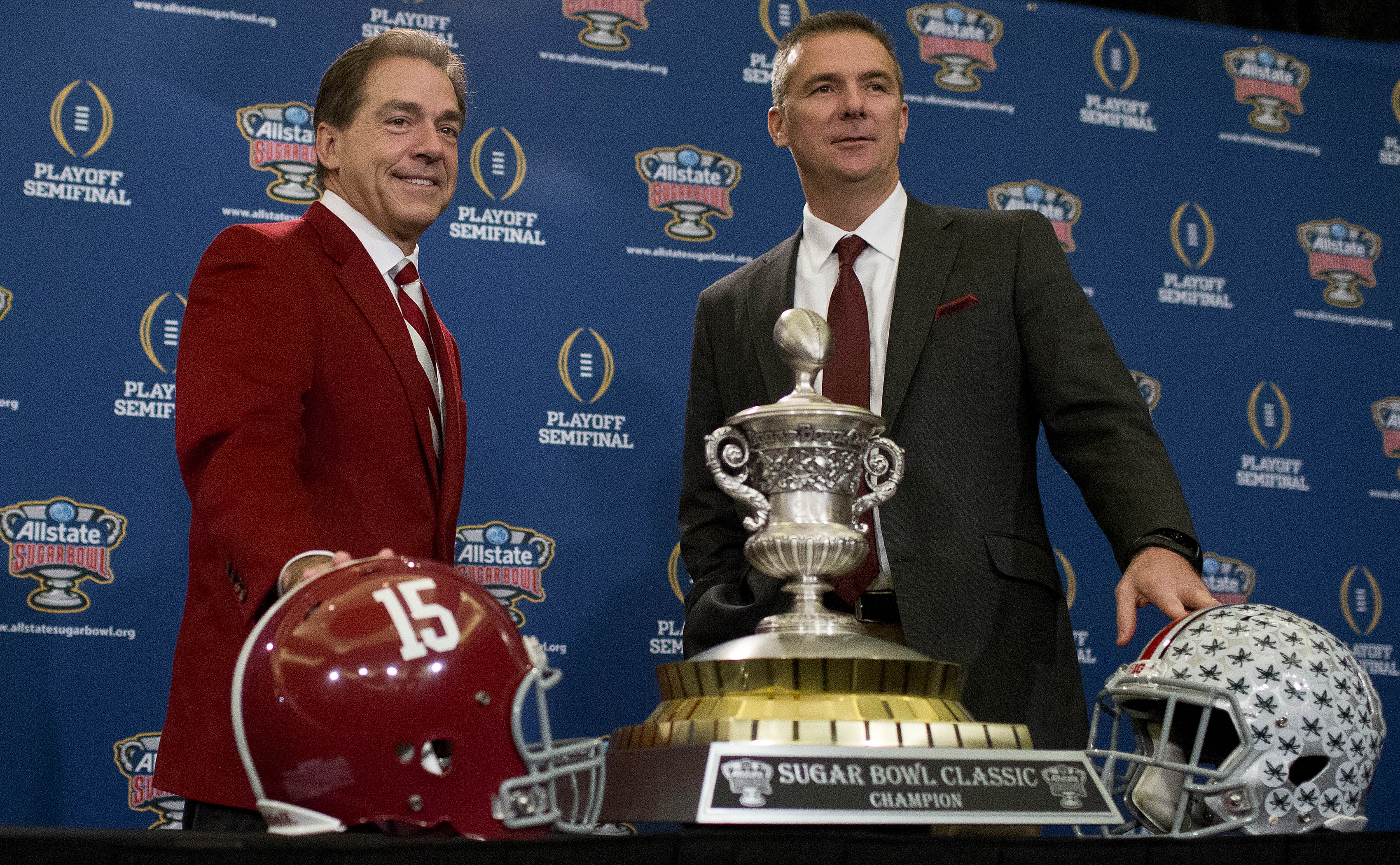 Saban, Meyer won't look past Sugar Bowl