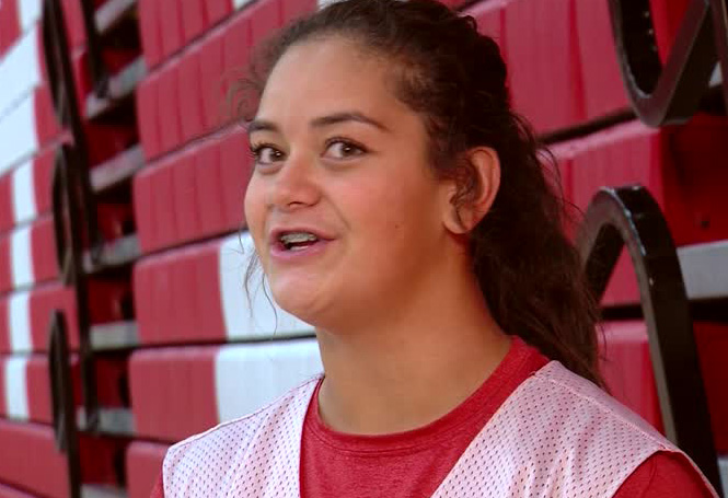 Kuea "Kiki" Angilau has been playing basketball since she was about 10 years old. Photo: KSL