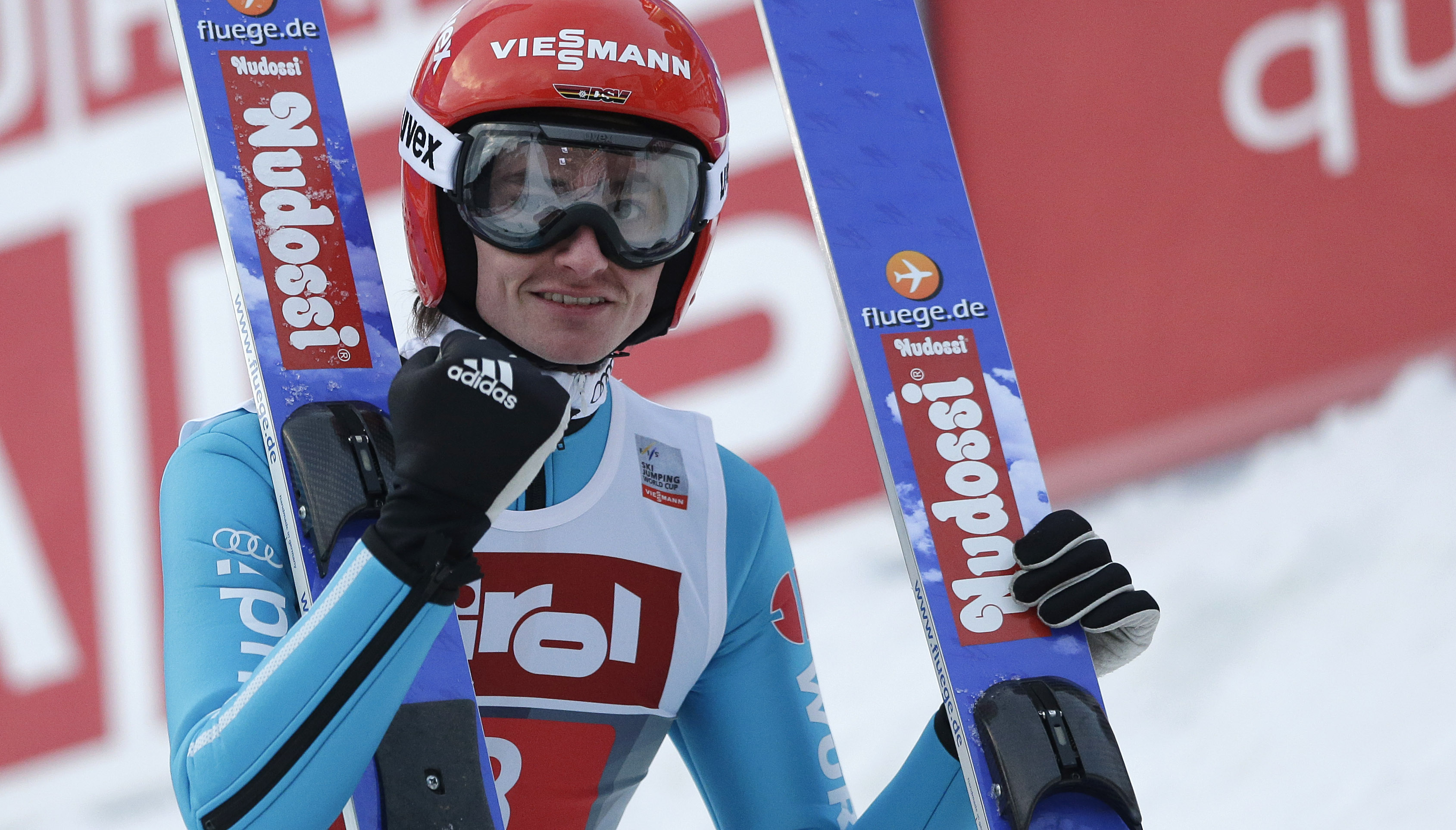 Germany's Freitag wins 3rd stop of 4 Hills Tour