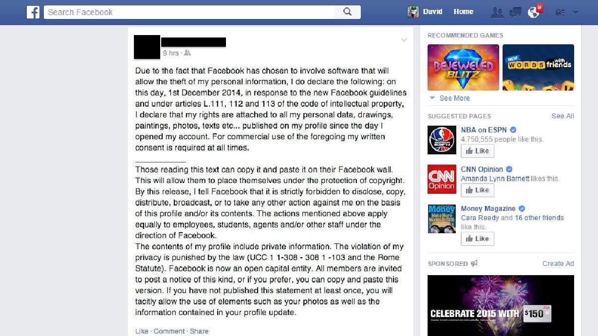 Don't believe this Facebook hoax!