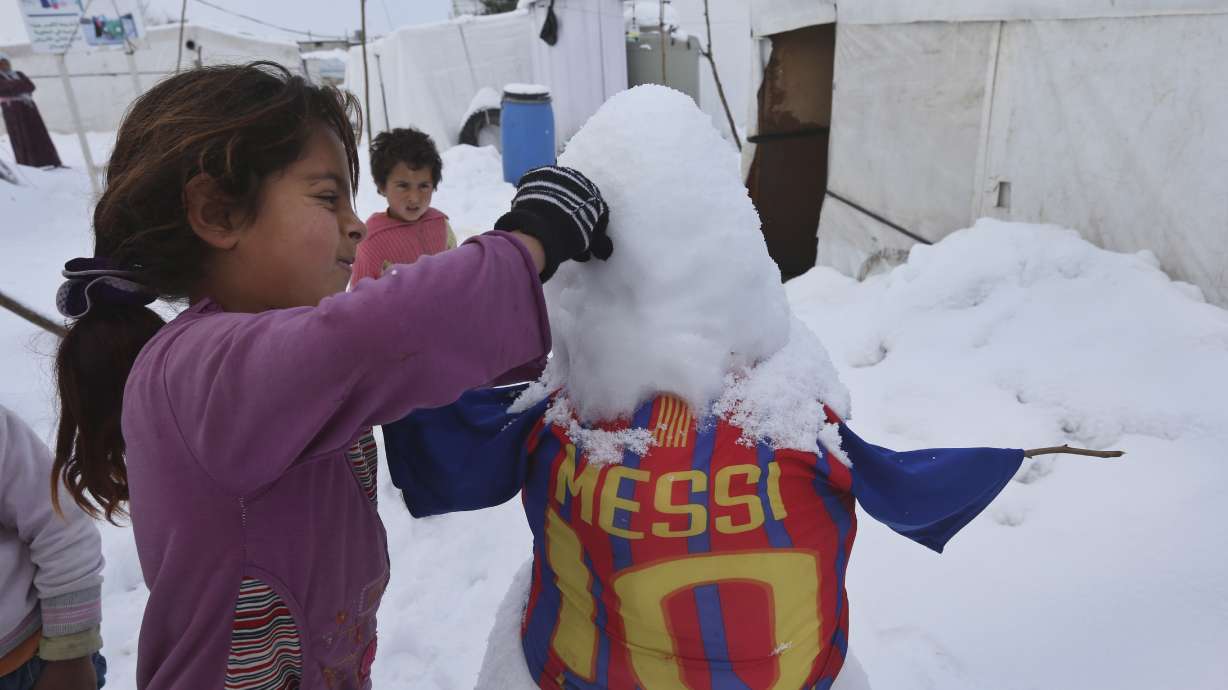 Syrian opposition calls for help amid Mideast snow storm
