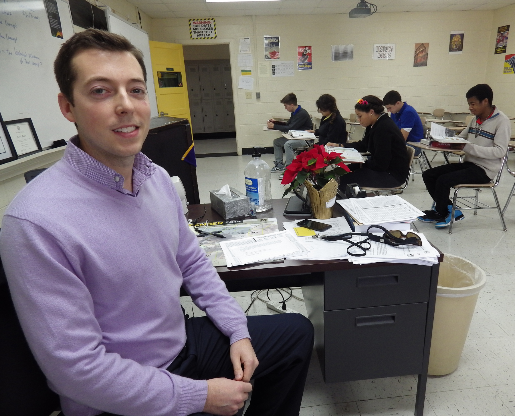 History teacher finds passion in classroom