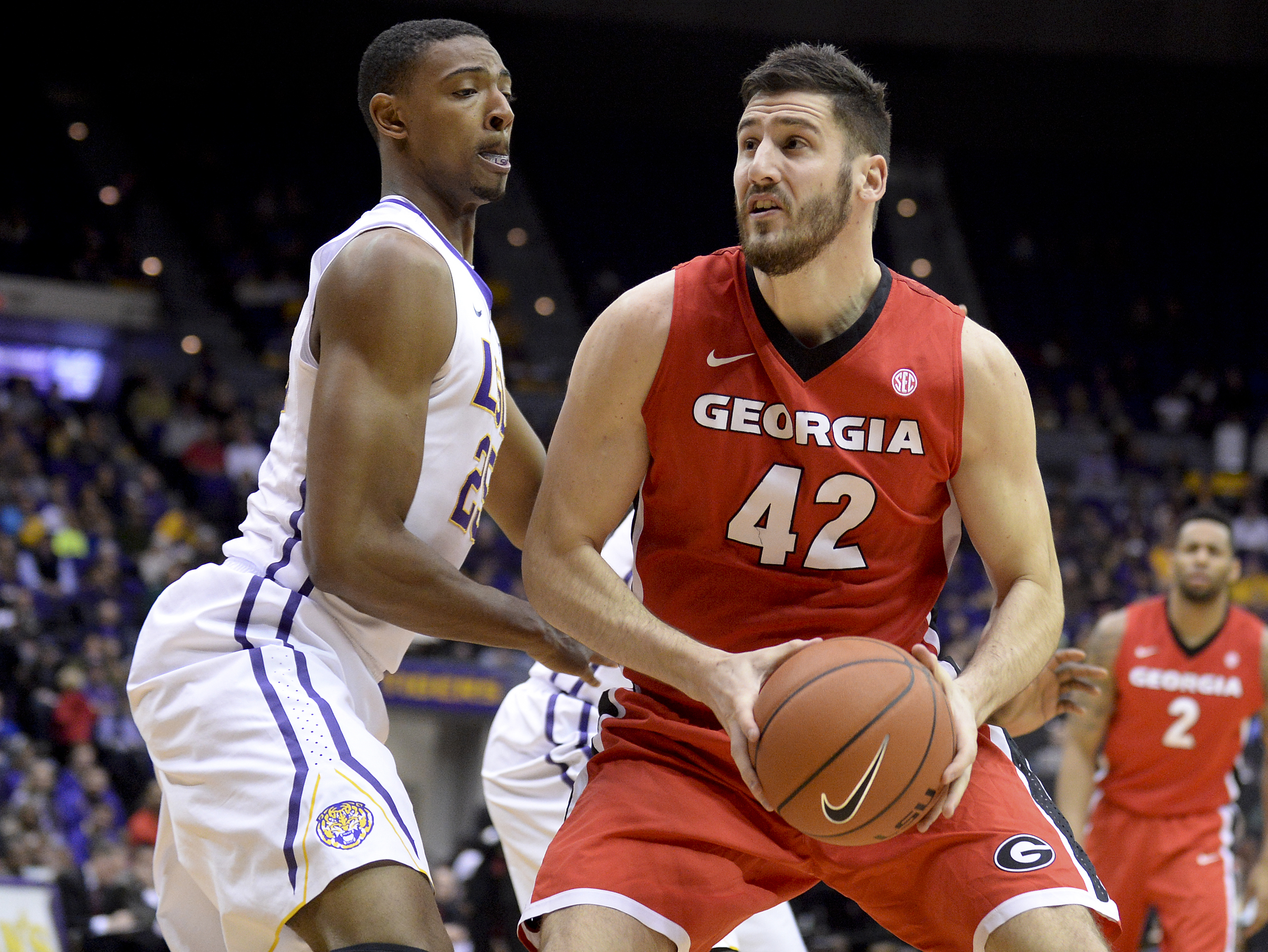 LSU beats Georgia 87-84 in double overtime