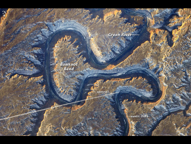 24 Hermosas fotos de Utah tomadas desde el espacio