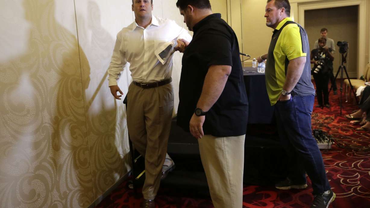 Former NFL fullback Rob Konrad talks about his ocean escape